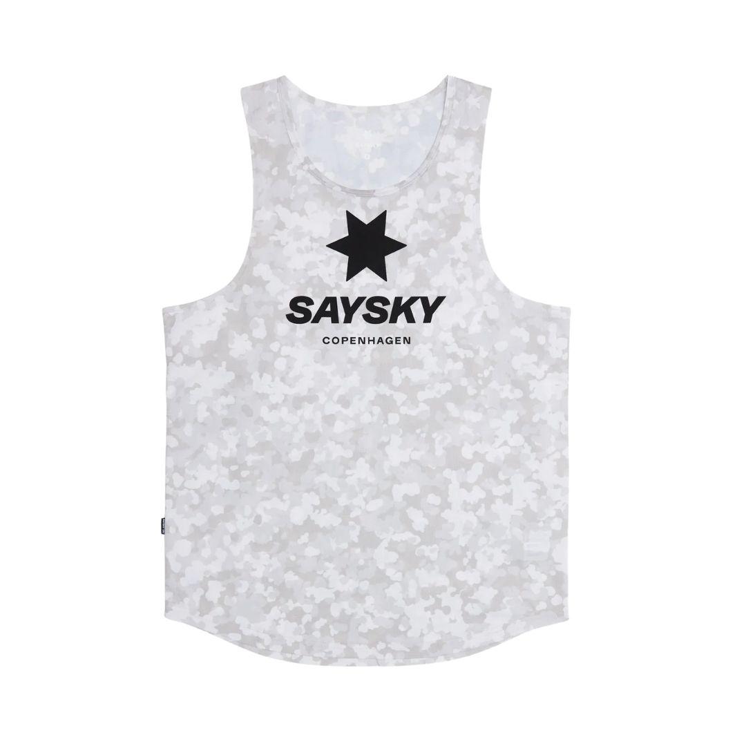 Saysky Herren Camo Combat Singlet weiß