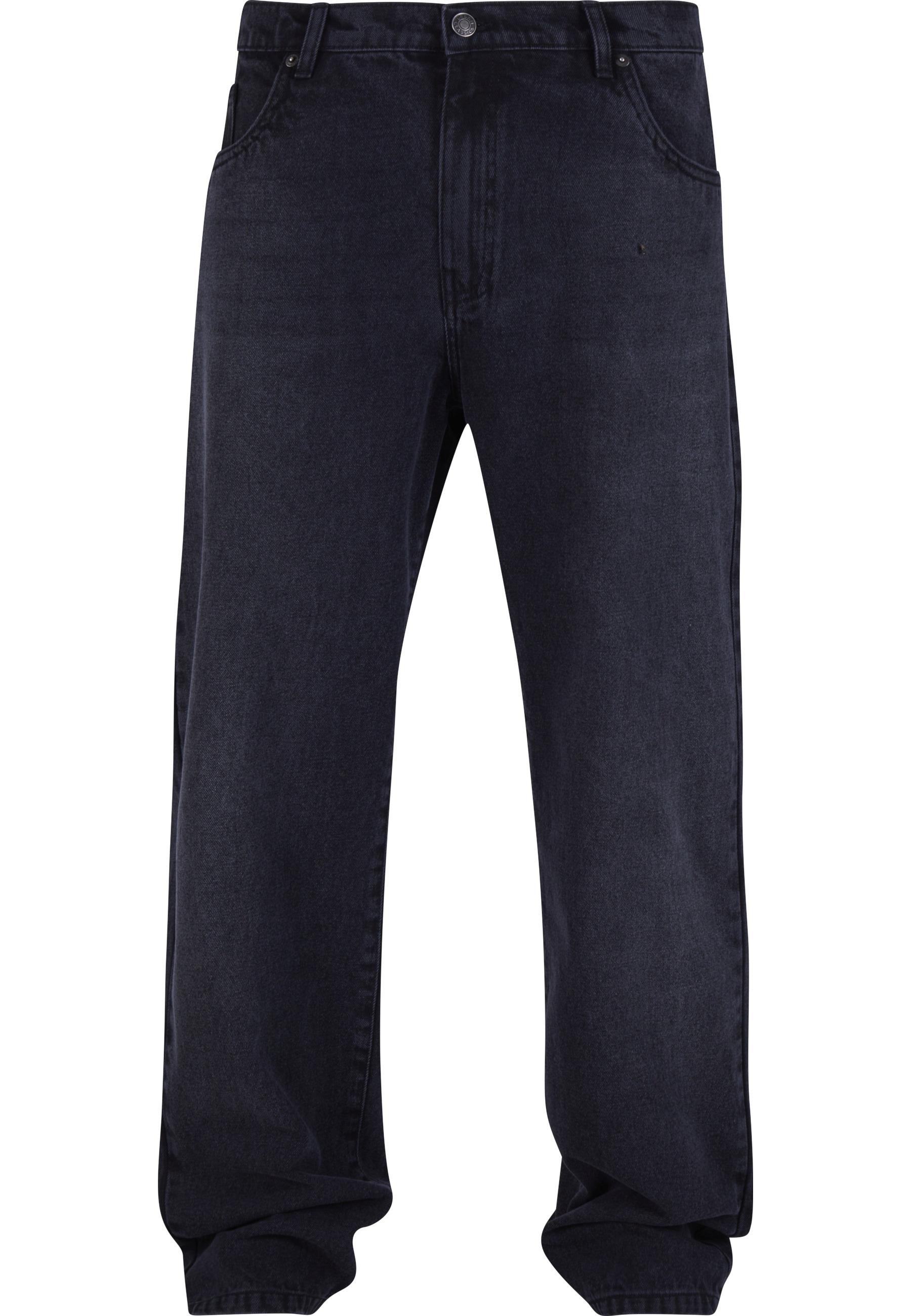 Bequeme Jeans Urban Classics "Urban Classics Herren Heavy Ounce Straight Fit Jeans", Herren, Gr. 30, NormalgrößEn, Schwarzwashed, 100% Baumwolle, Unifarben, Jeans