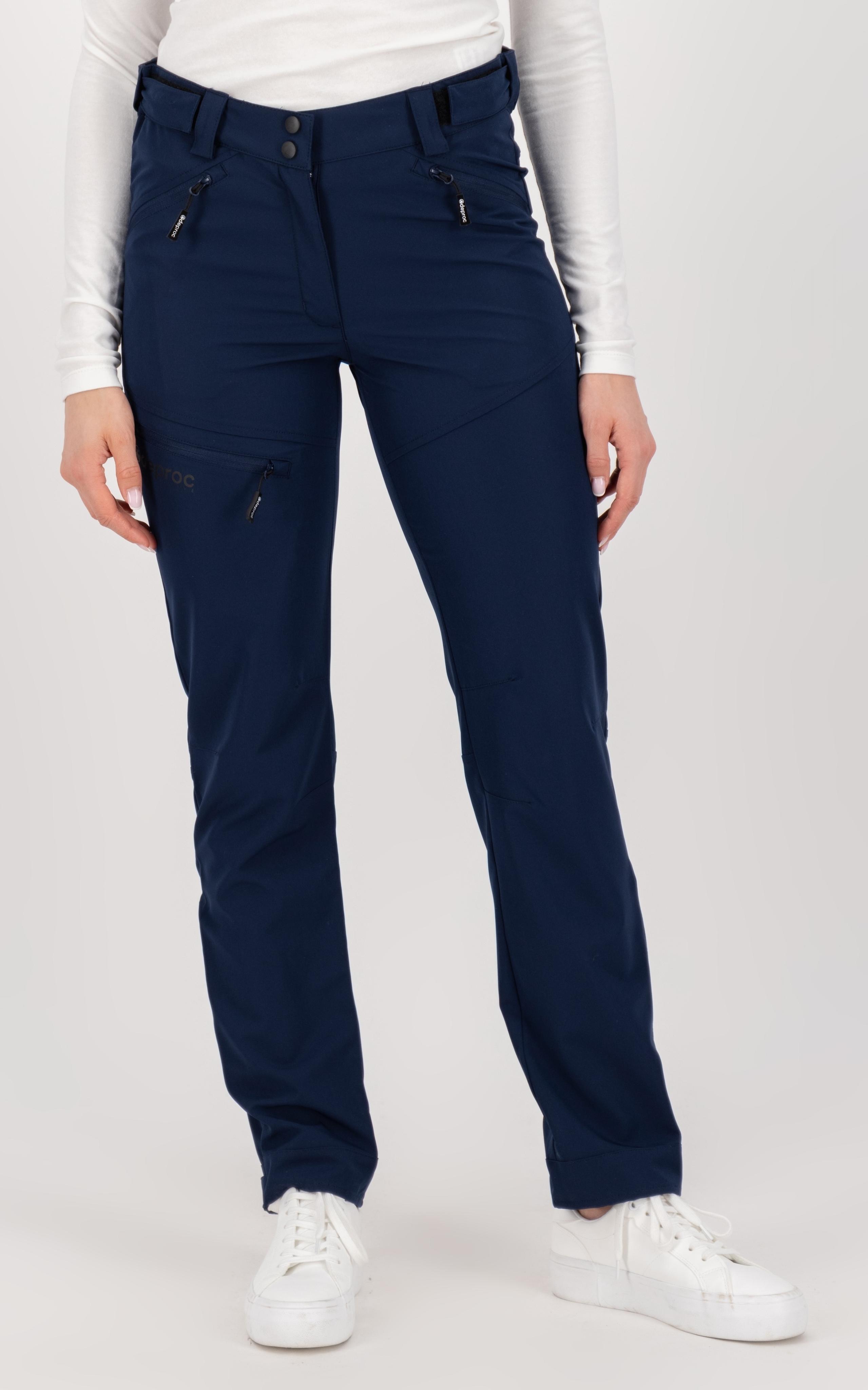 Outdoorhose DEPROC ACTIVE "KENORA V LONG Full Stretch", Damen, Gr. 21, Normalgrößen, navy, 92% Polyester; 8% Elasthan, Hosen Outdoorhose, auch in Großen Größen erhältlich