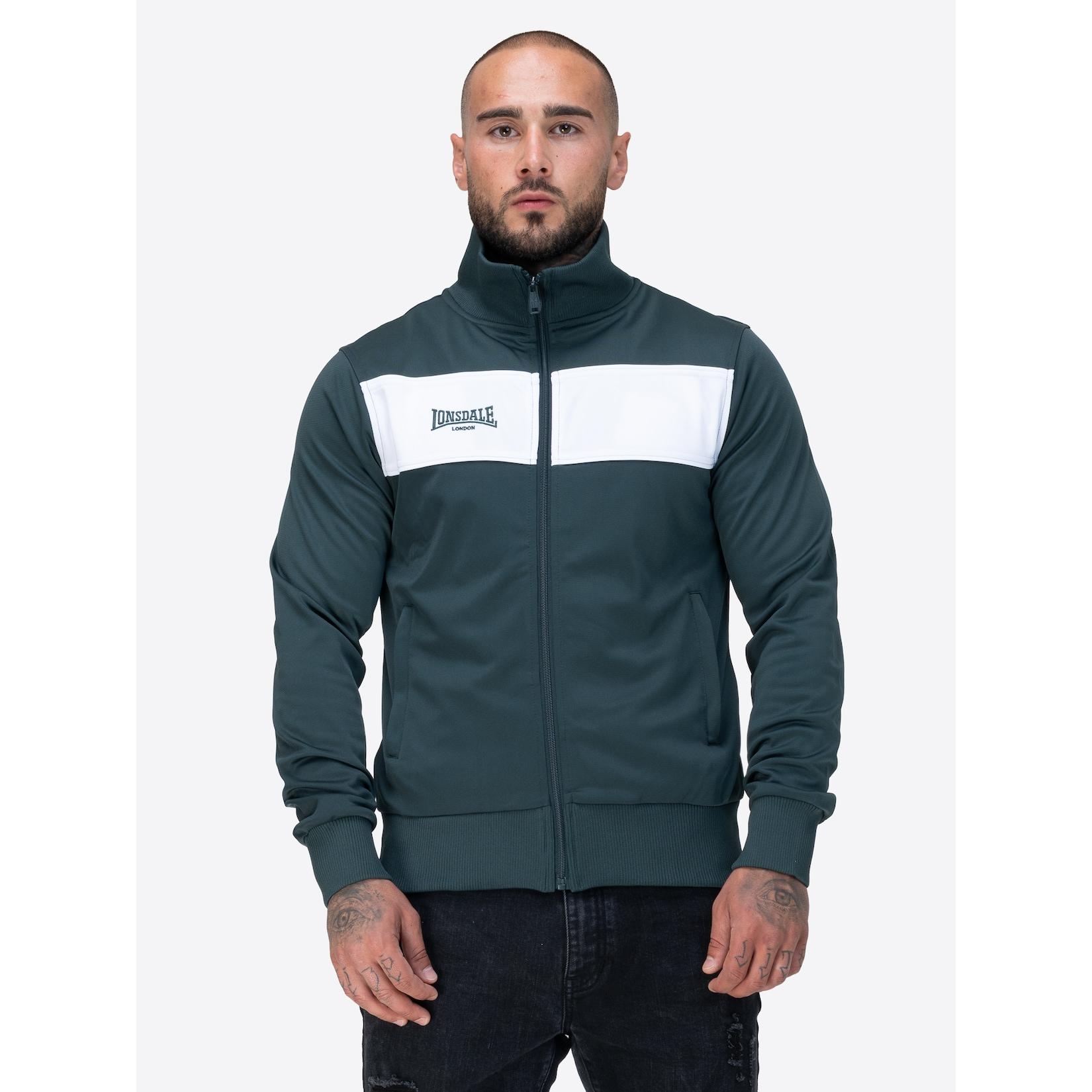 Lonsdale Herren Trainingsjacke schmale Passform ALNWICK