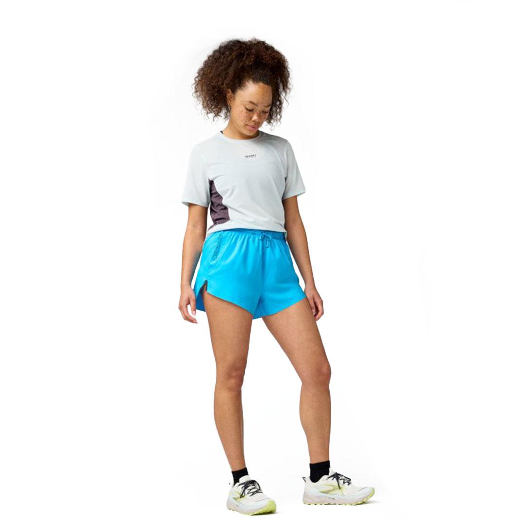 Brooks Damen Cascadia Short blau