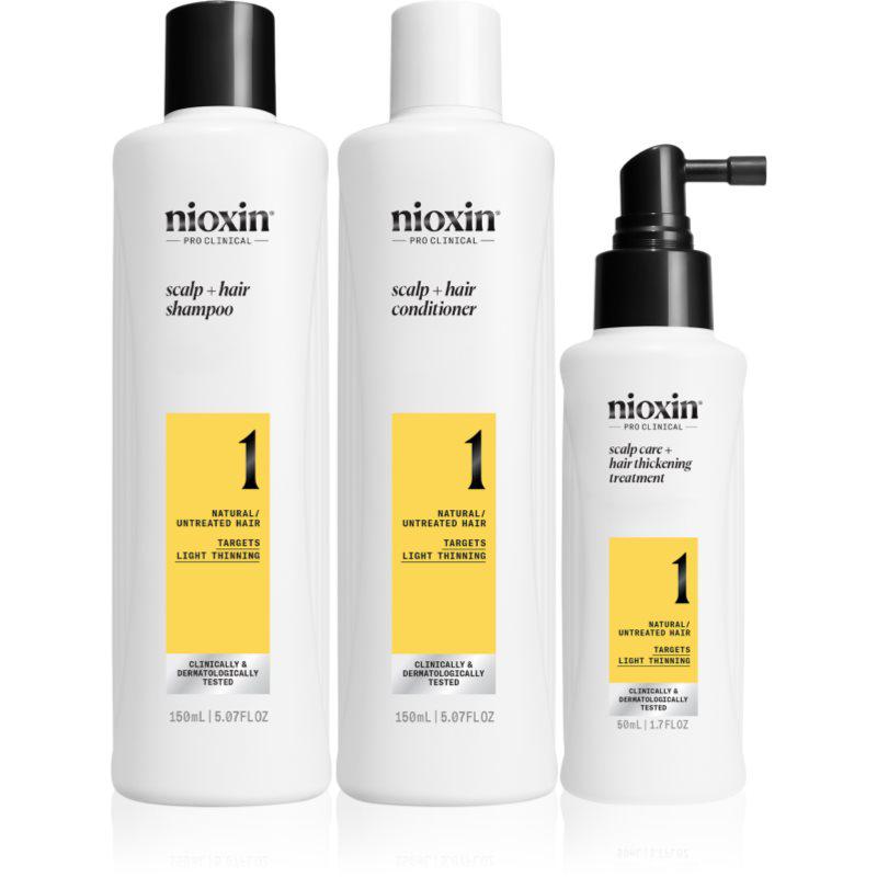 Nioxin System 1 Gift Set voor Fijn of Dunner Wordend Haar 3 st