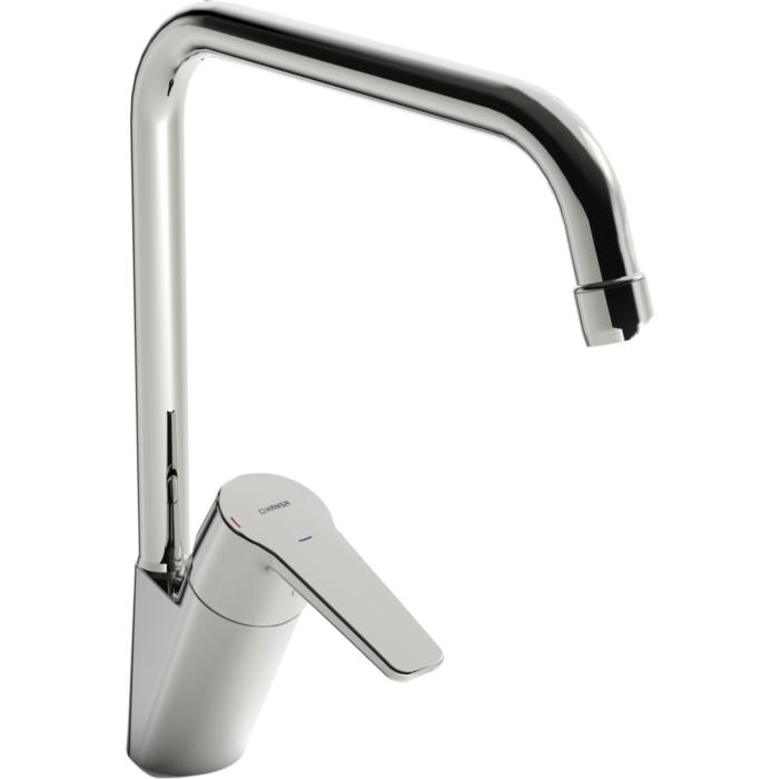 Hansa Hansapolo Eco KüChenarmatur 5270220300066 Schwenkbarer Auslauf, Ausladung 221Mm, Chrom