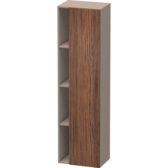Duravit Durastyle Hochschrank DS1249R2143 50X36X180Cm, TüR Rechts, Nussbaum Dunkel/Basalt Matt