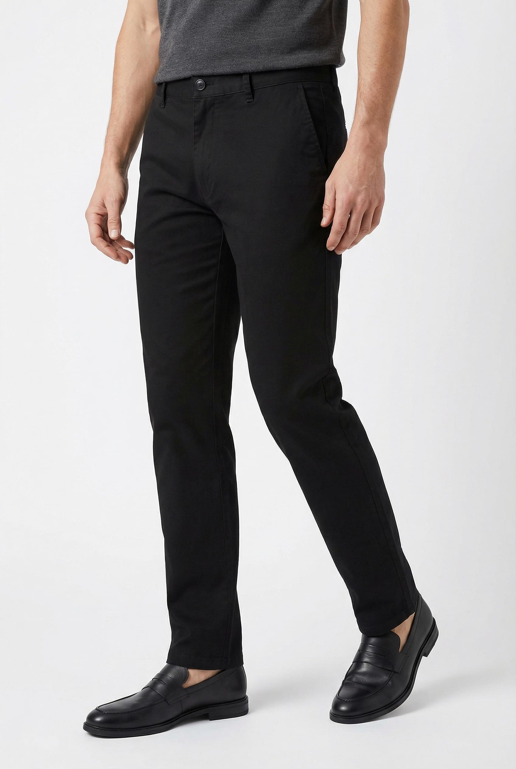 Chinohose Joop Jeans "Matthew", Herren, Gr. 31, LäNge 32, Schwarz, Web, Obermaterial: 97% Baumwolle, 3% Elasthan, Clean, Unifarben, Normal, Hosen Chinohose, Mit Zwei Eingrifftaschen