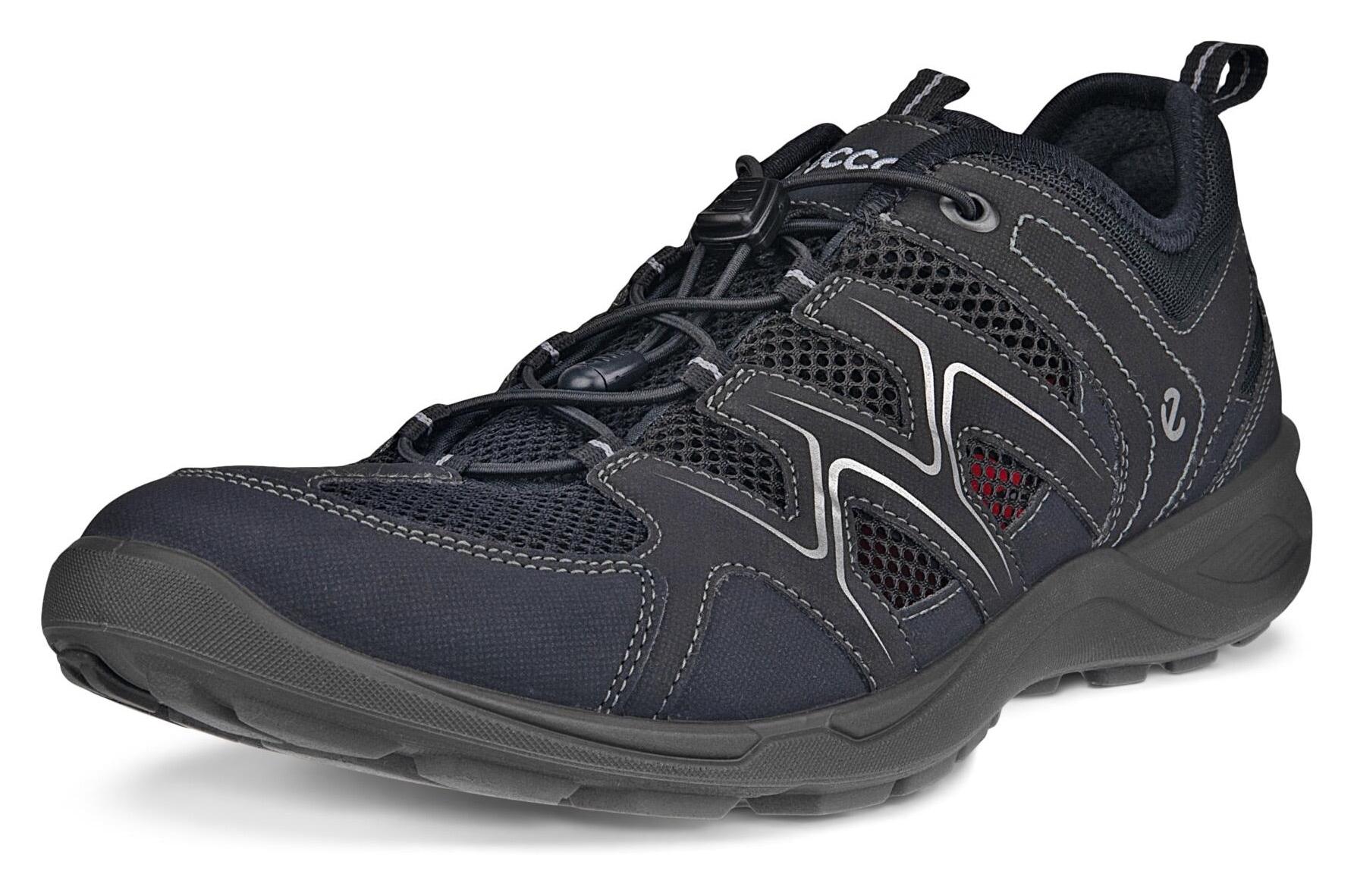 Slip-On Sneaker Ecco "Terracruise Lite", Herren, Gr. 44, Schwarz, Synthetik, Textil, Schuhe, Freizeitschuh, Halbschuh, Schlupfschuh Mit SoftfußBett