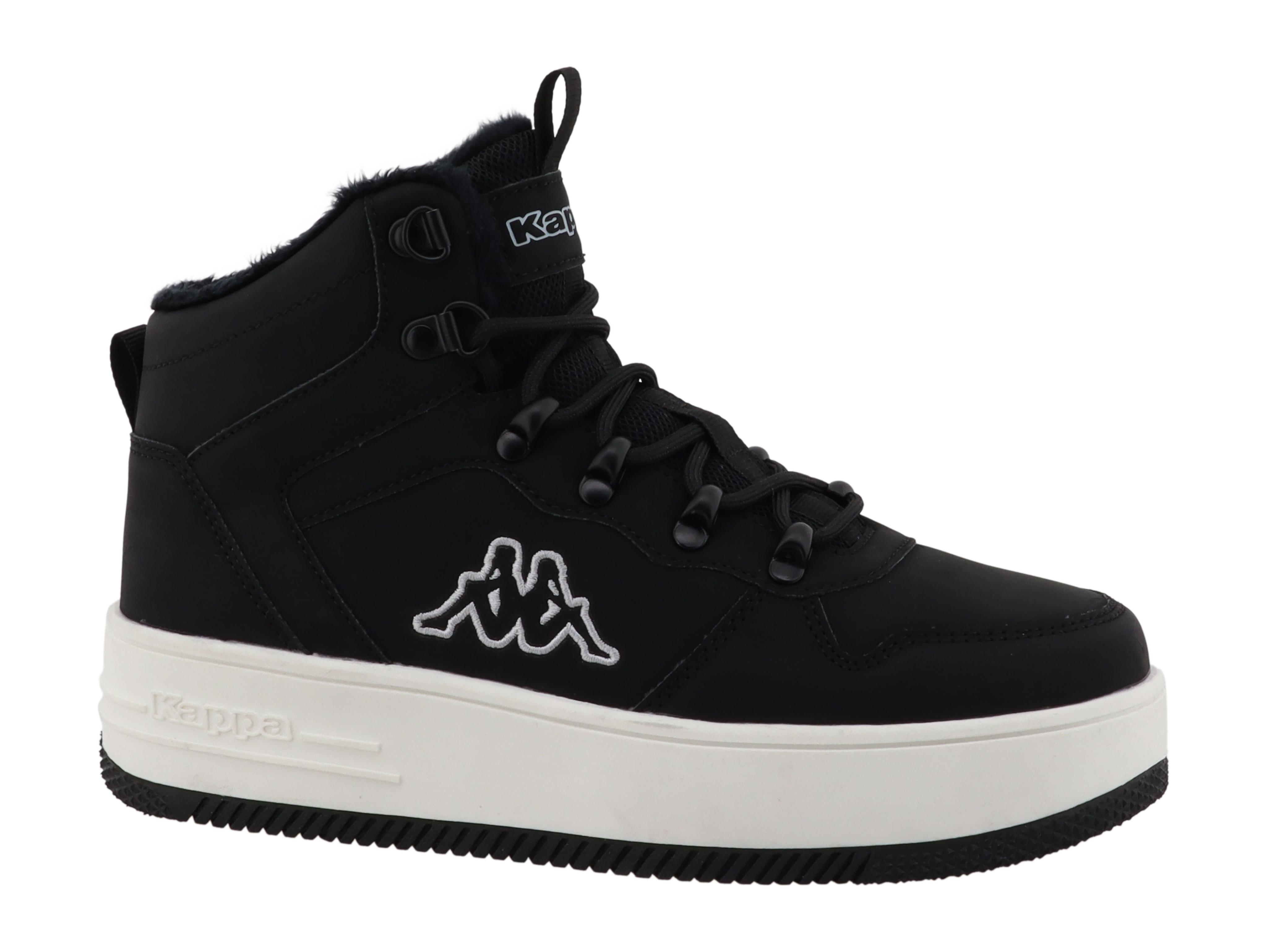 Sneakerboots KAPPA "Birga", Damen, Gr. 39, schwarz, Schuhe Sneakerboots, Winterschuhe, Schnürboots, Sneaker, gefüttert