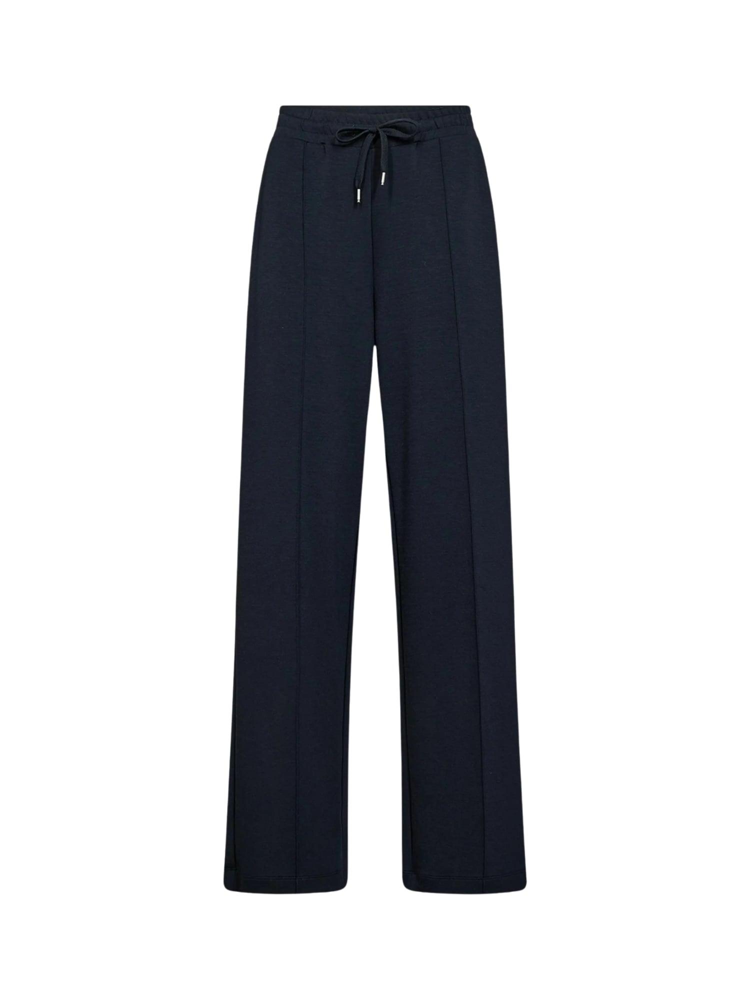 Chinohose Soyaconcept "Soya Concept Trousers SC-BANU", Damen, Gr. S, NormalgrößEn, Blau (6910 Navy), Obermaterial: 48% Modal, 48% Polyester, 4% Elasthan, Hosen Chinohose