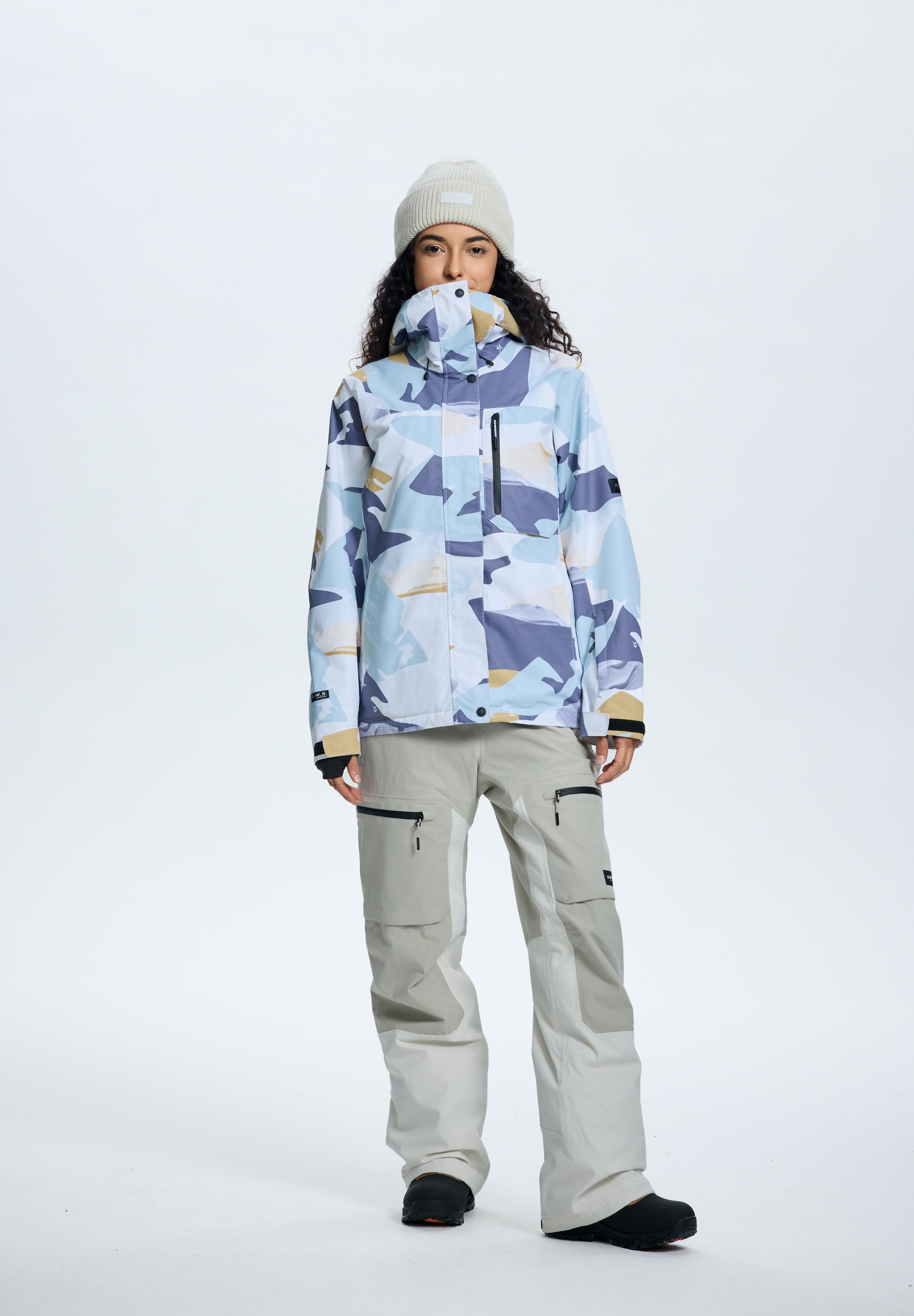 Skijacke ICEPEAK "ICEPEAK CREOLA", Damen, Gr. 42, lavender, Web, Obermaterial: 100% Polyester. Futter: 100% Polyester. Wattierung: 100% Polyester, normal, Jacken Skijacke, für Alpinski und Snowboard, atmungsaktiv, wasserdicht