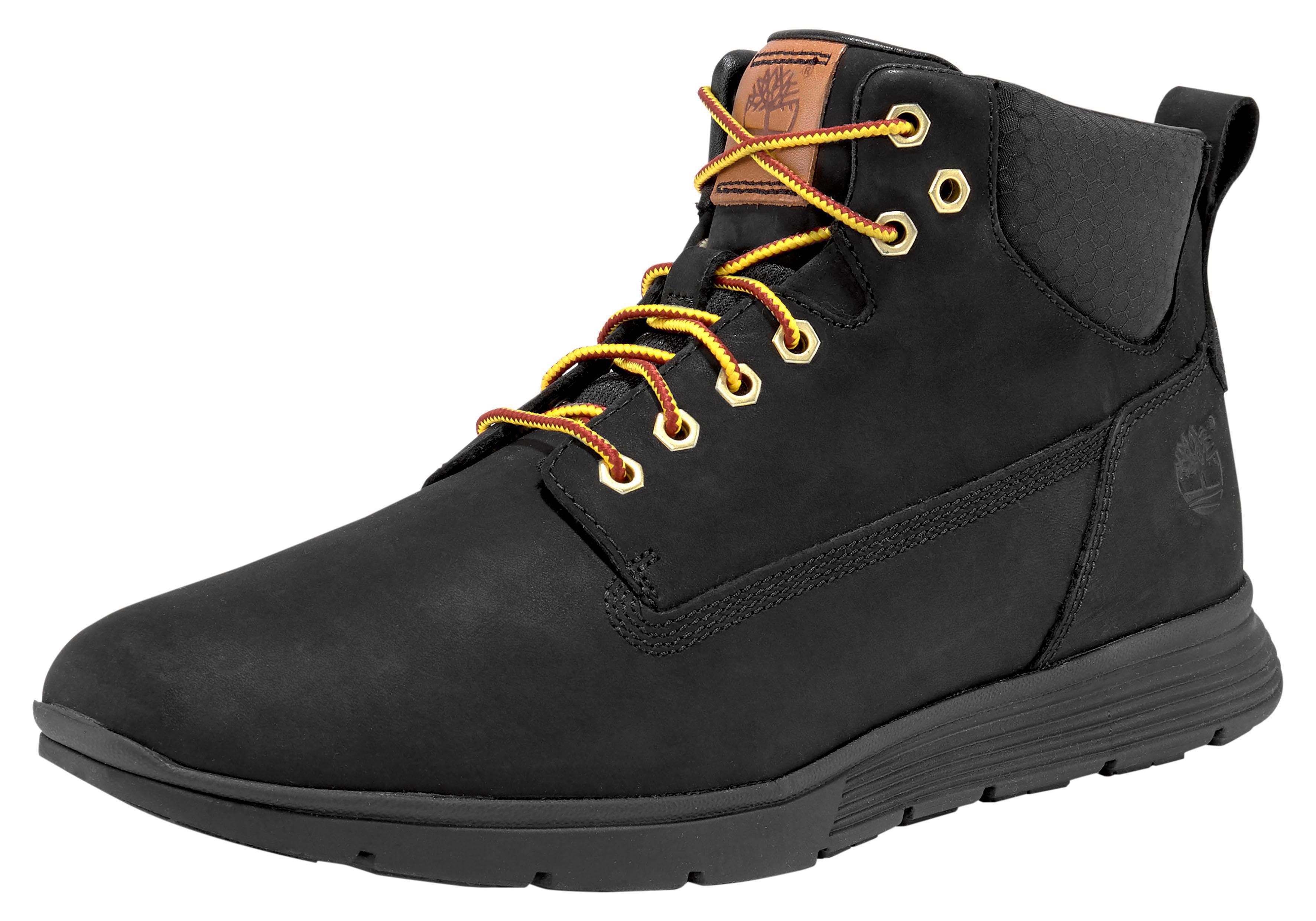 Schnürboots TIMBERLAND "Killington Chukka", Herren, Gr. 44, braun (schwarz, braun), Nubukleder, Schuhe Schnürboots, Winterstiefel, Schnürstiefel, Winterschuhe