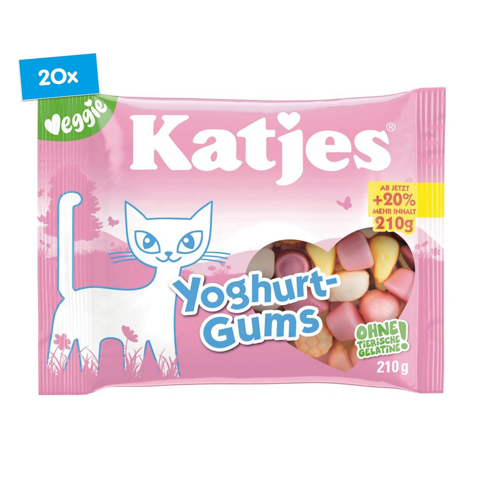 Katjes Yoghurt Gums 210 g, 20er Pack
