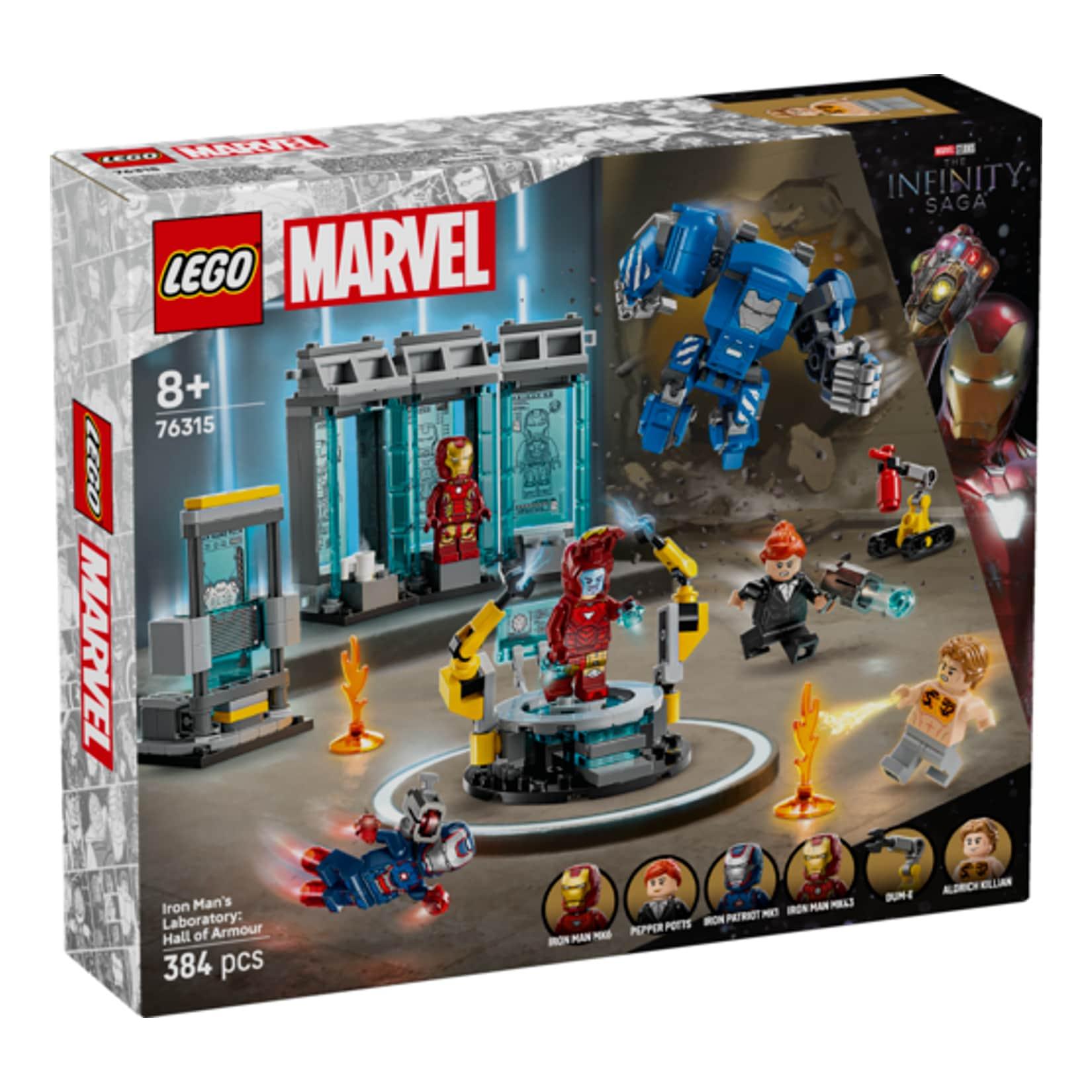 LEGO® Iron Mans Labor: Halle der Rüstungen