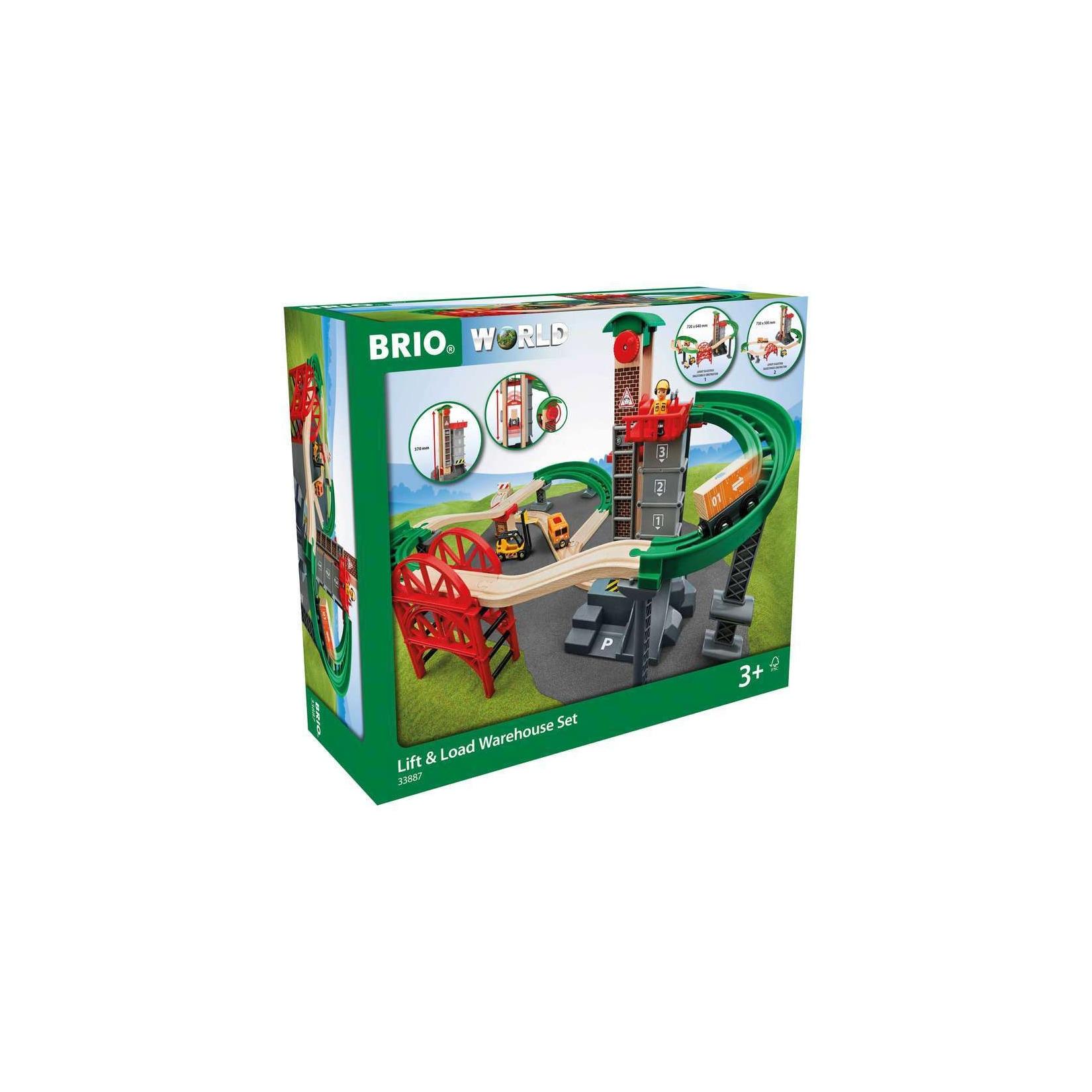 BRIO Spiel Großes Lagerhaus-Set mit Aufzug