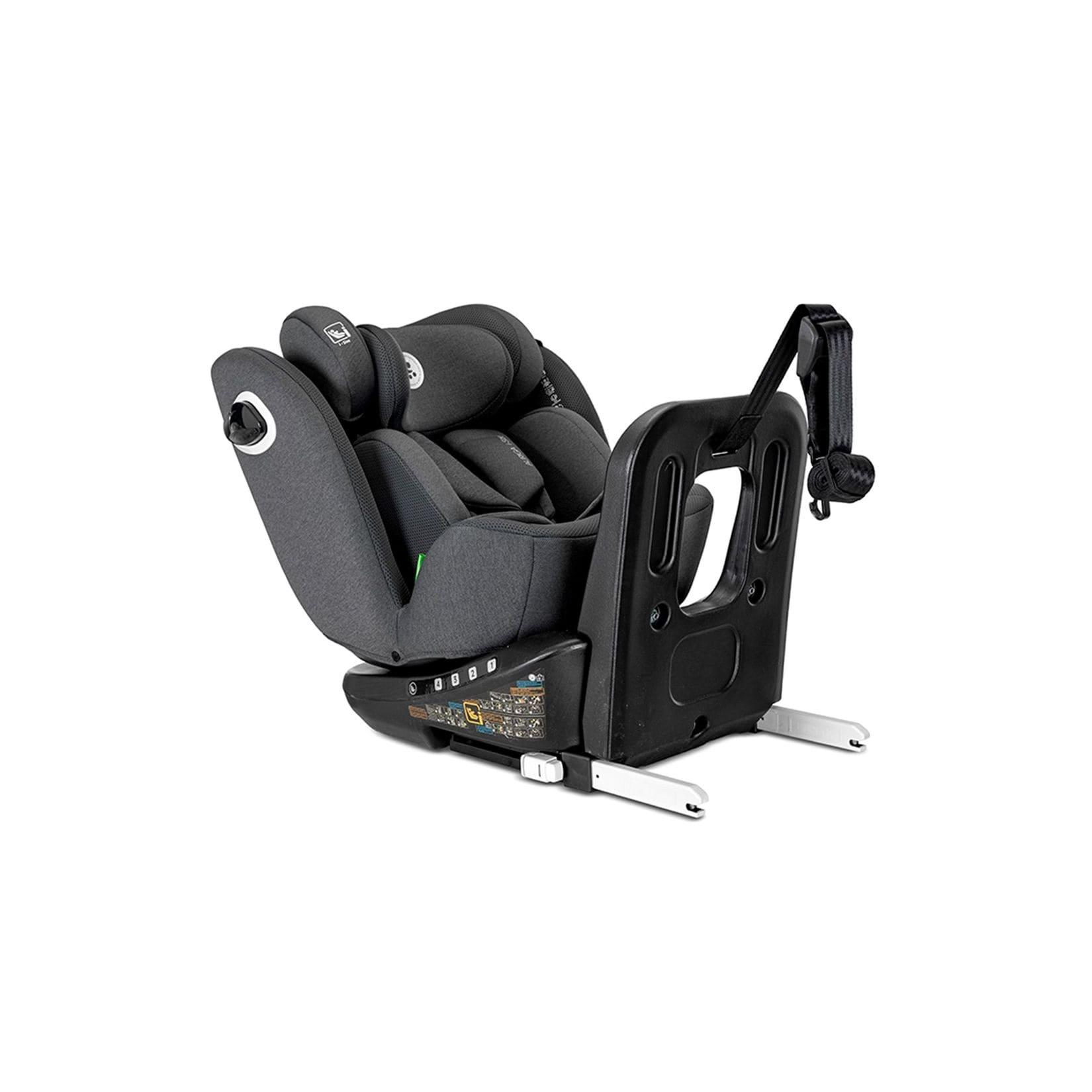 Lorelli Kindersitz Auriga 40 - 150 cm Isofix Anti-Rebound-Stange SPS Rückenlehne grau