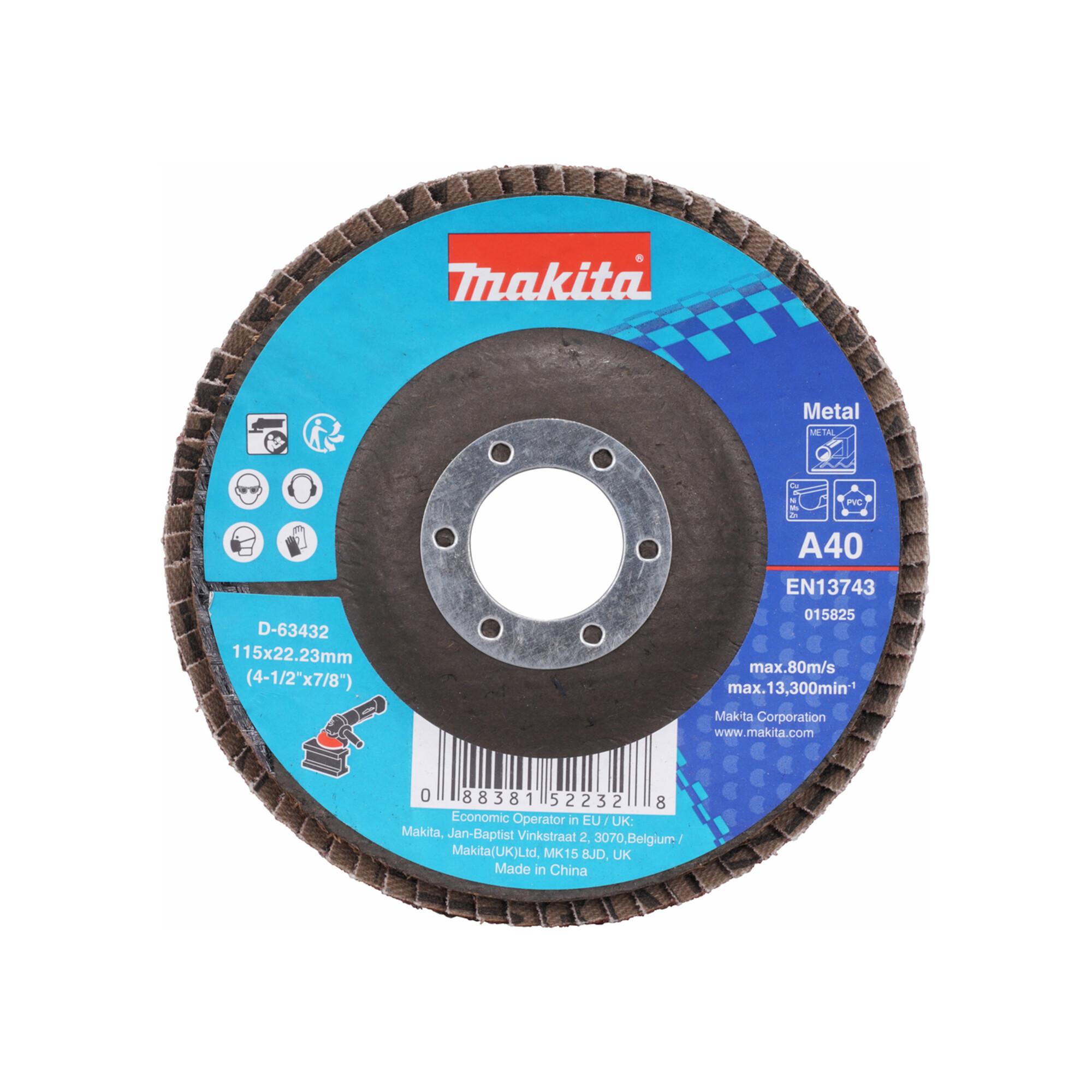 Makita FäCherschleifscheibe 115Mm A40 (D-63432)