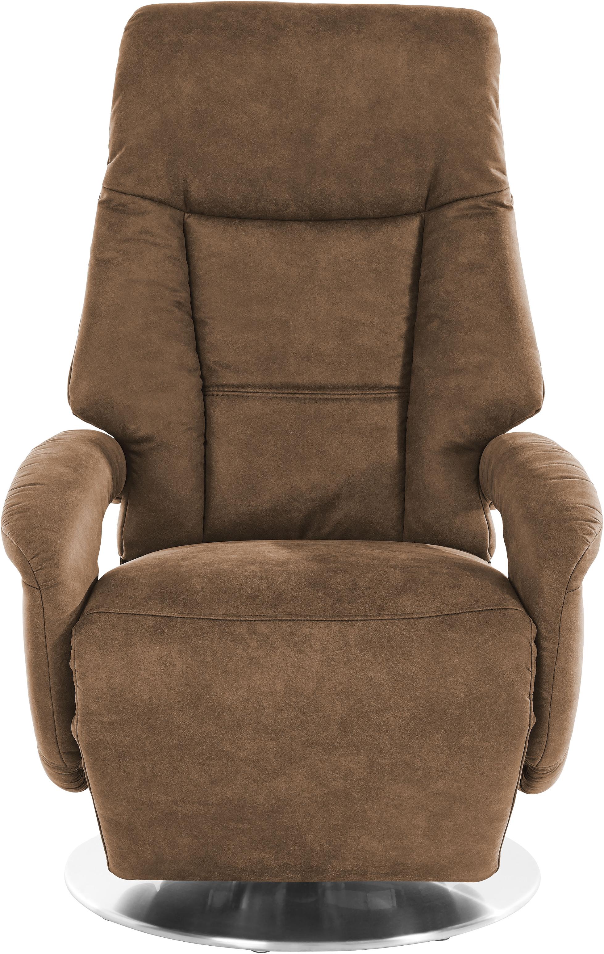 TV-Sessel SIT & MORE "Enjoy Größe S", braun (cognac), B:74cm H:109cm T:77cm, Luxus-Microfaser (100% Polyester);Luxus-Kunstleder;NaturLEDER (echtes Rindsleder), Sessel, TV-Sessel, in Größe S, wahlweise mit Motor und Aufstehhilfe
