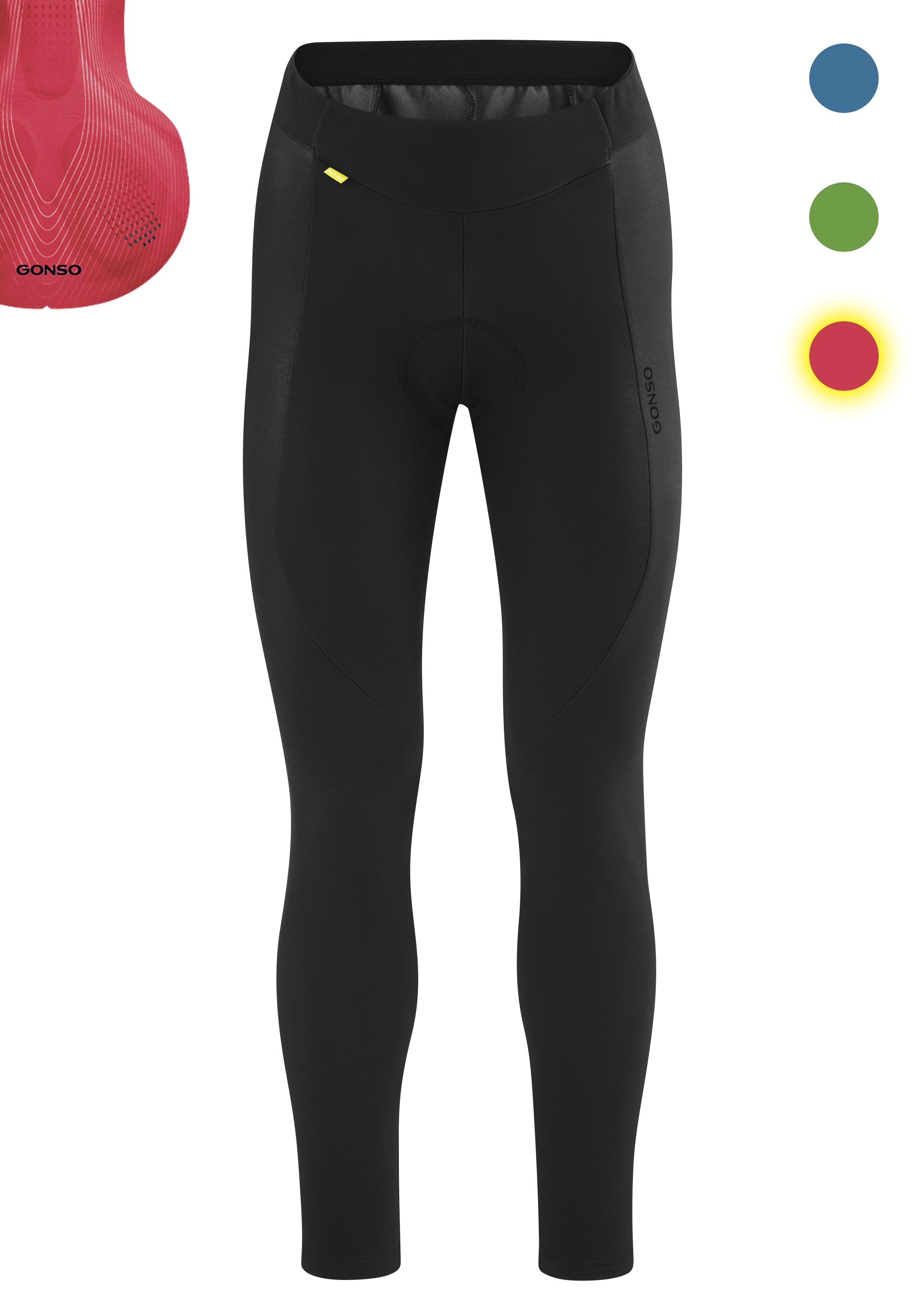 Fahrradhose Gonso "Sitivo Tight W", Damen, Gr. 50, NormalgrößEn, Rot, 57% Polyamid, 28% Polyester, 15% Elasthan, Hosen Fahrradhose, Damen Radhose, Radlerhose Mit Speziellem Sitzpolster, Tight Fit