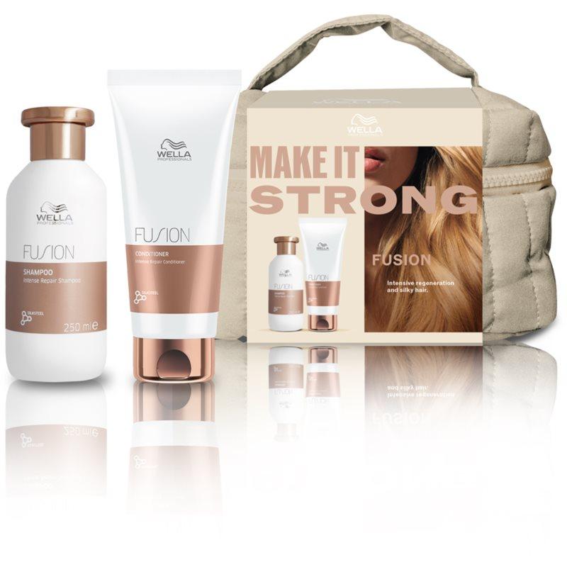 Wella Professionals Fusion Set Gift Set voor Gekleurd en Beschadigd Haar