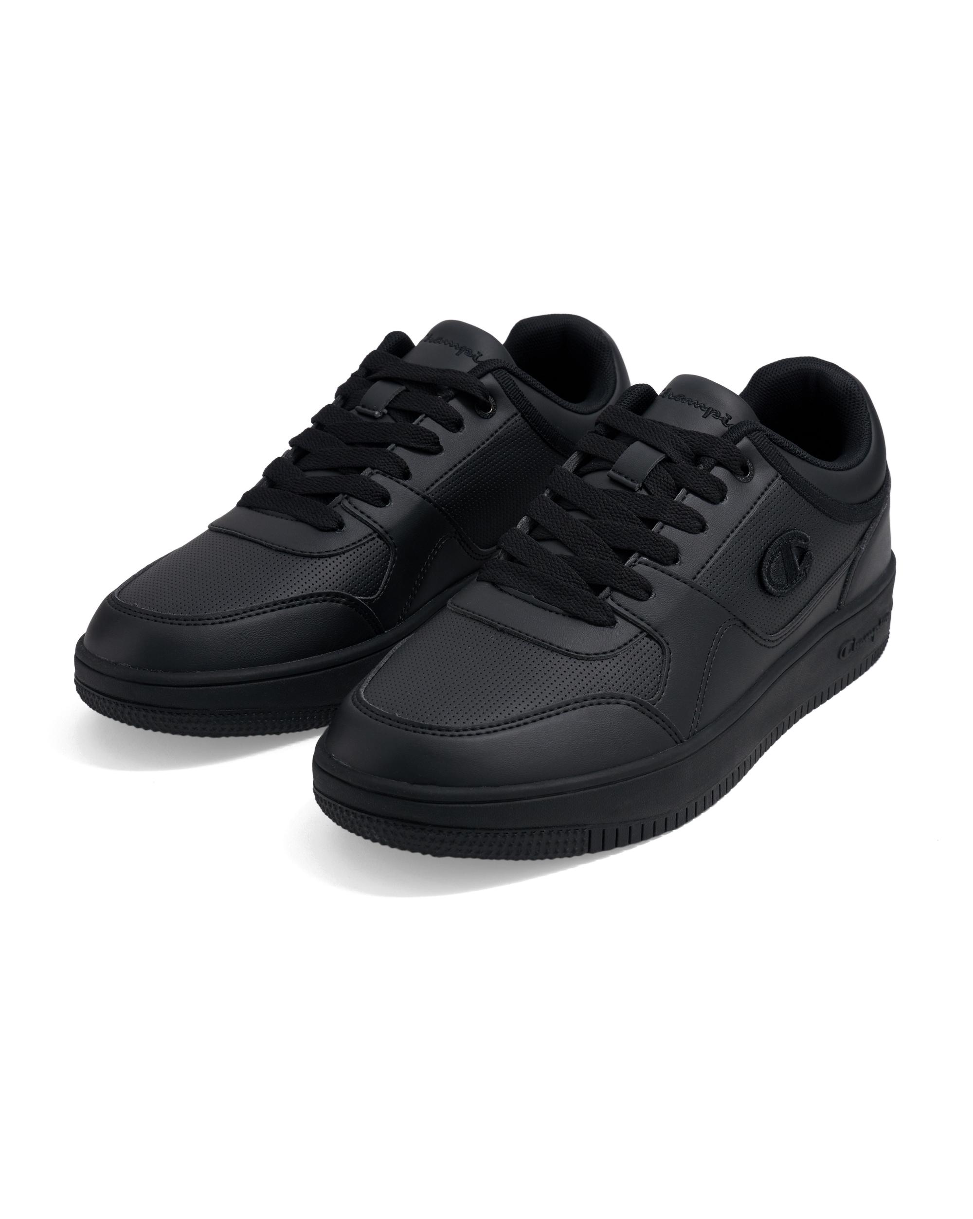 Sneaker Champion "RD18 Vintage Low", Herren, Gr. 44, Schwarz, Synthetik, Schuhe Sneaker