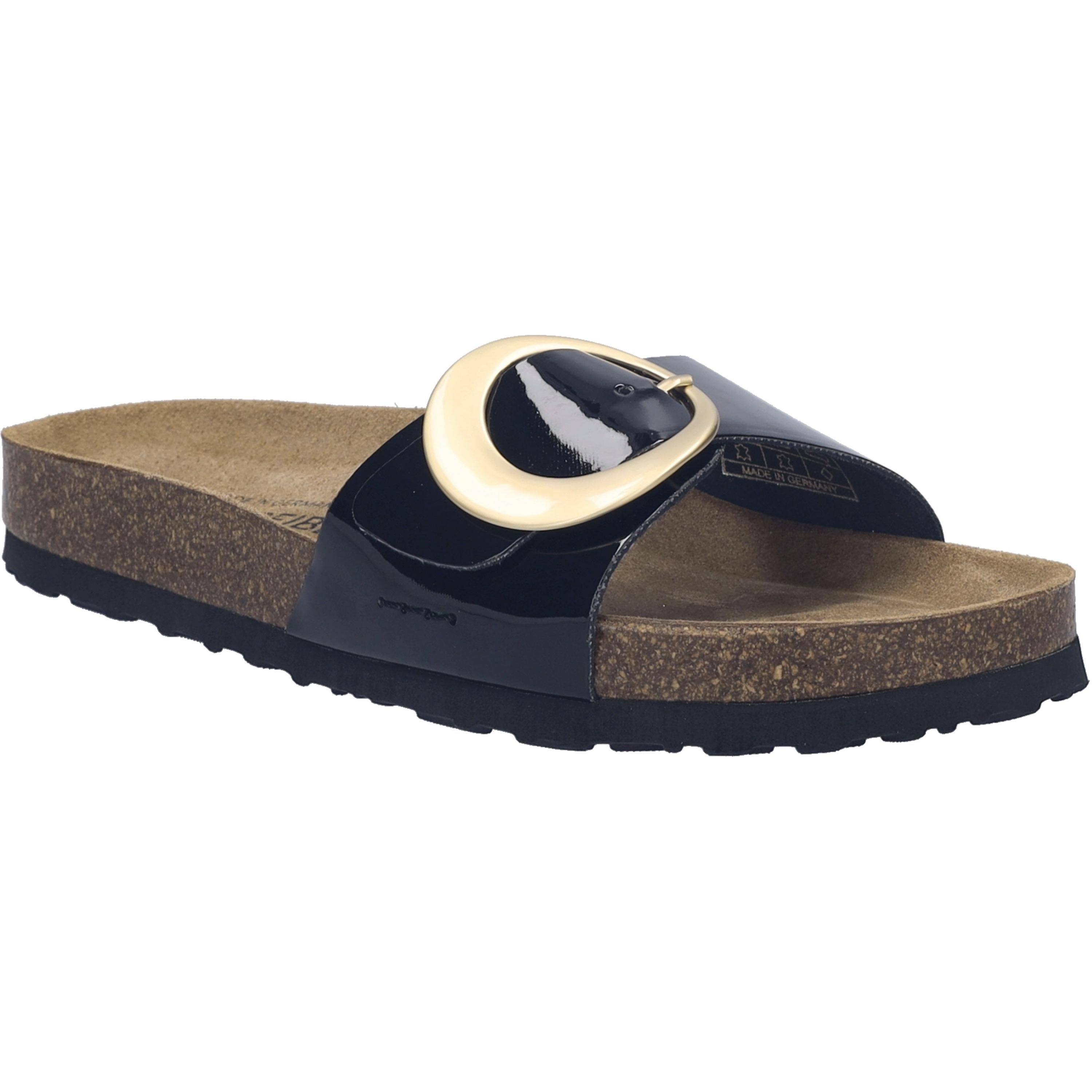 Sandale Josef Seibel "Hermine 14, Schwarz", Damen, Gr. 40, Schwarz, Obermaterial: 100% Rindsleder Leather Cow., Schuhe Sandale