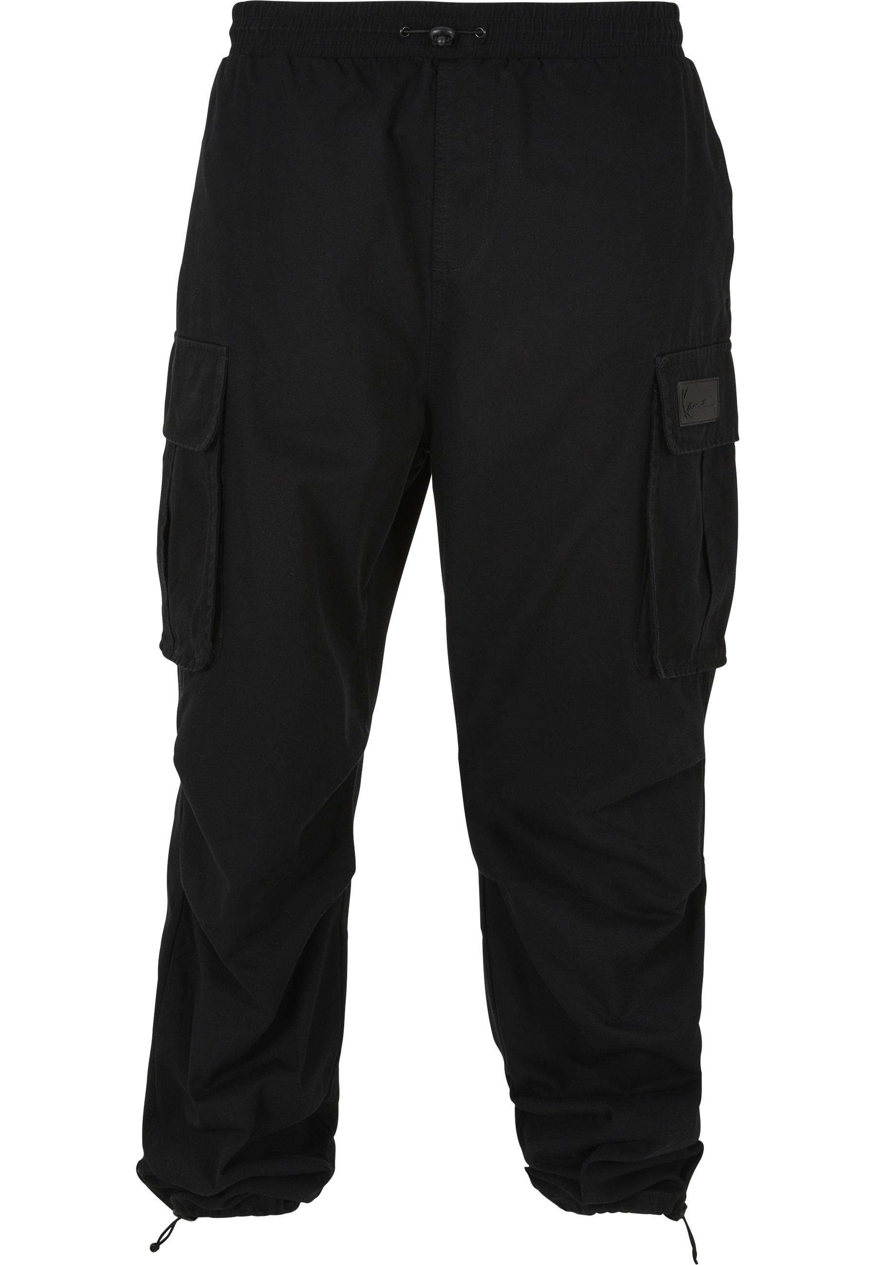 Cargohose Karl Kani "Karl Kani Herren", Herren, Gr. Xl, Us-GrößEn, Schwarz, 98% Baumwolle, 2% Elasthan, Unifarben, Loose Fit, Hosen Cargohose