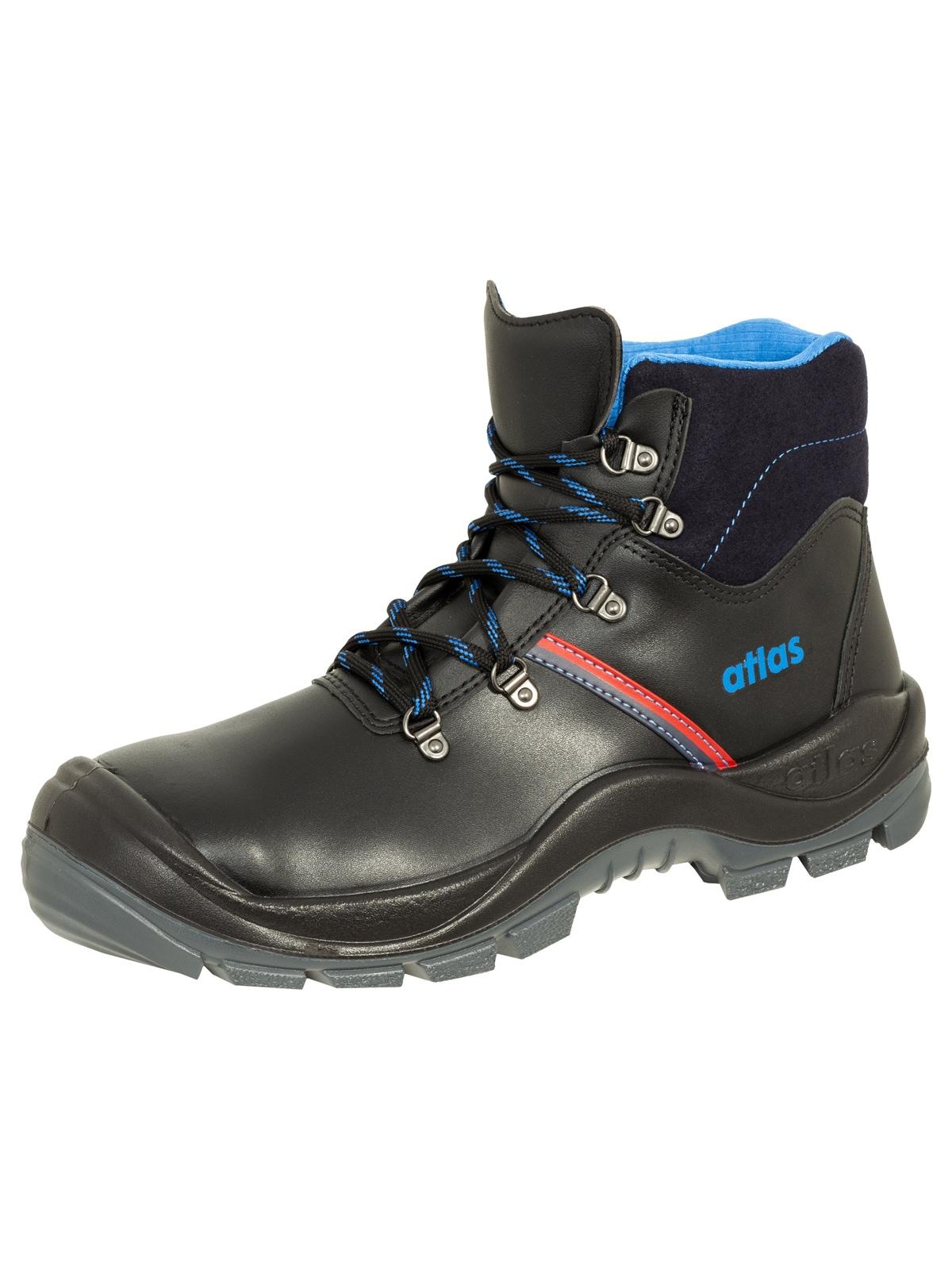 Sicherheitsschuh Atlas Schuhe "Anatomic Bau 500" Gr. 49, Schwarz, 49, Obermaterial: 100% Rindsleder Leather Cow., Schuhe