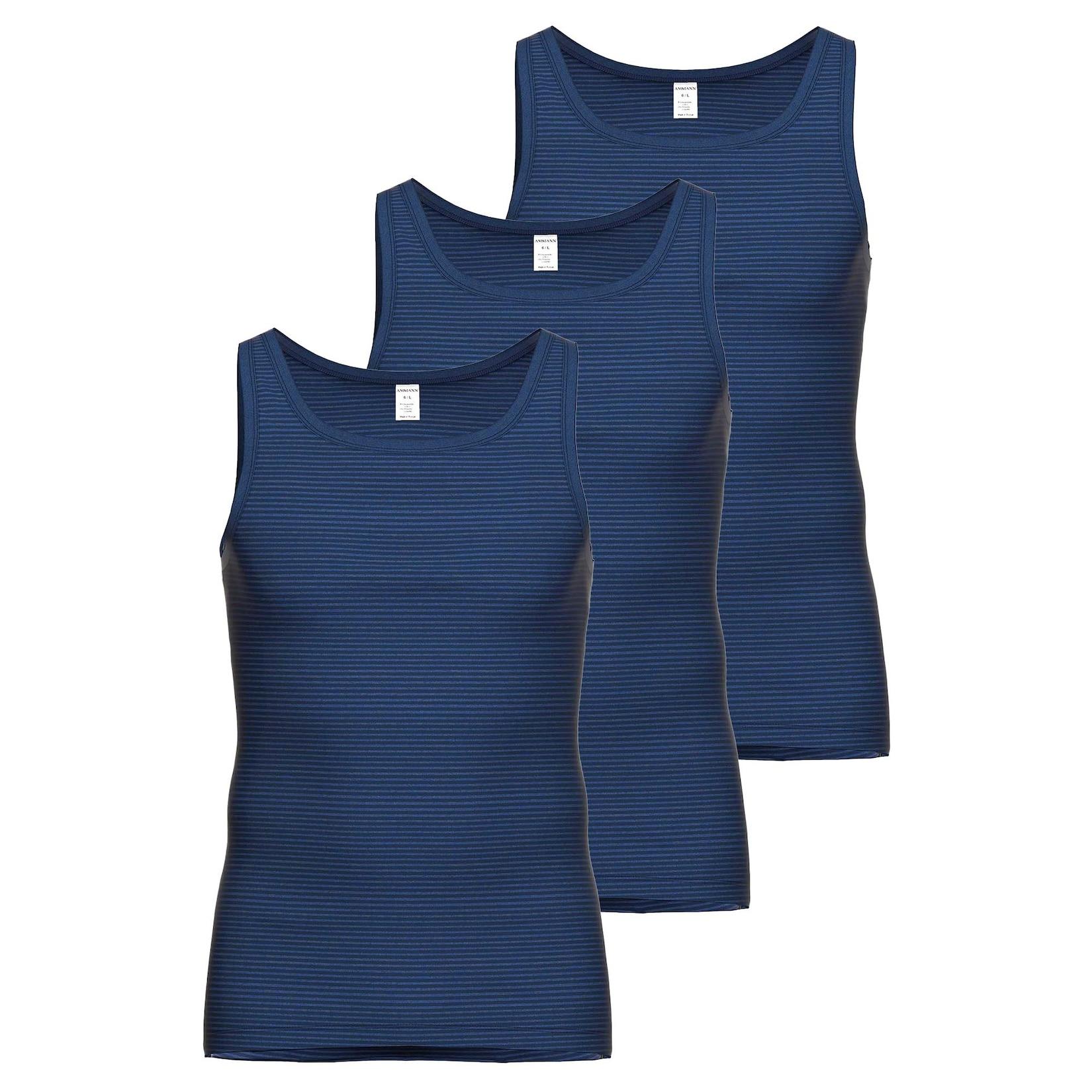 Ammann Jeans Unterhemden 3P Herren Unterhemd