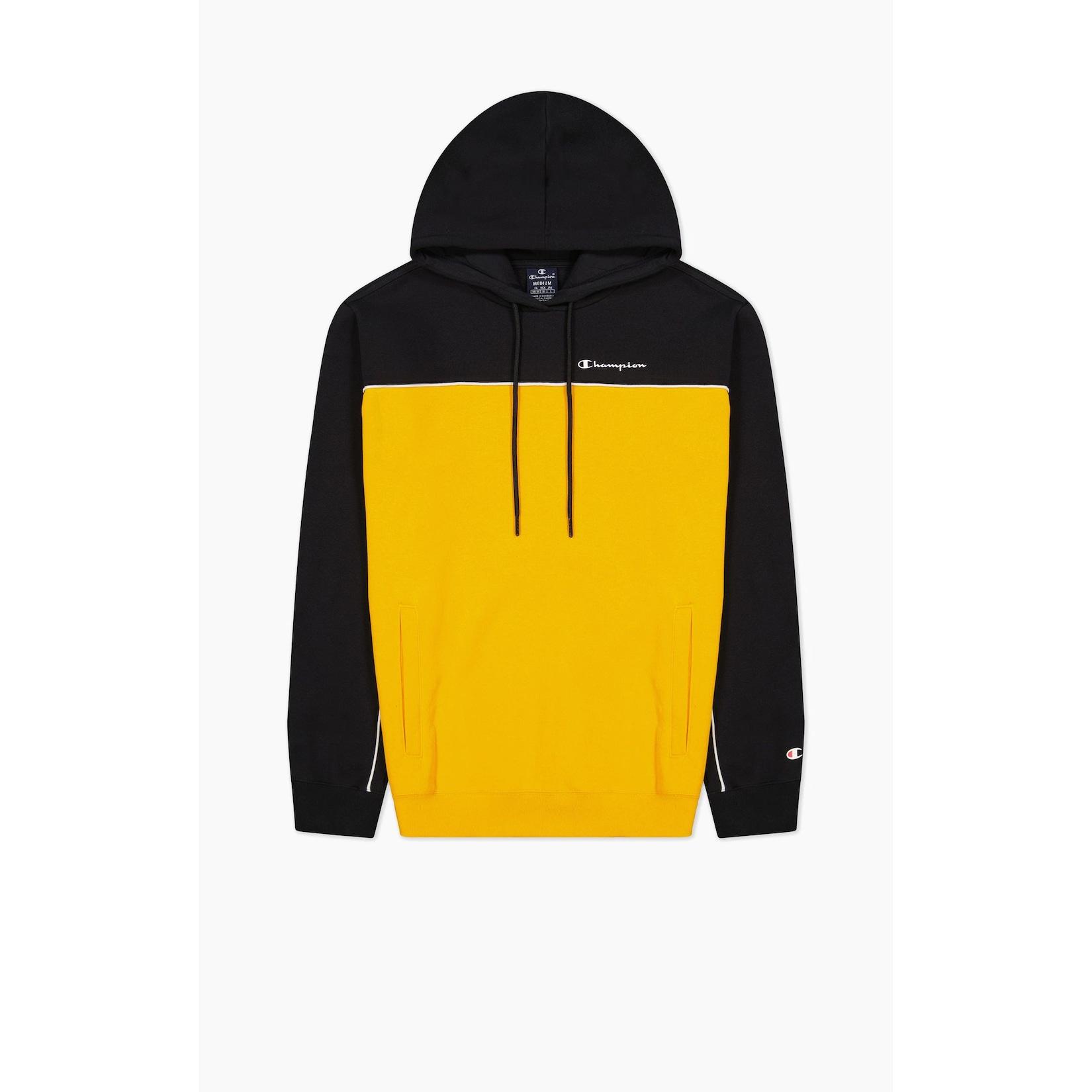 Champion Pullover Fleece-Kapuzenpullover mit Farbblockoptik