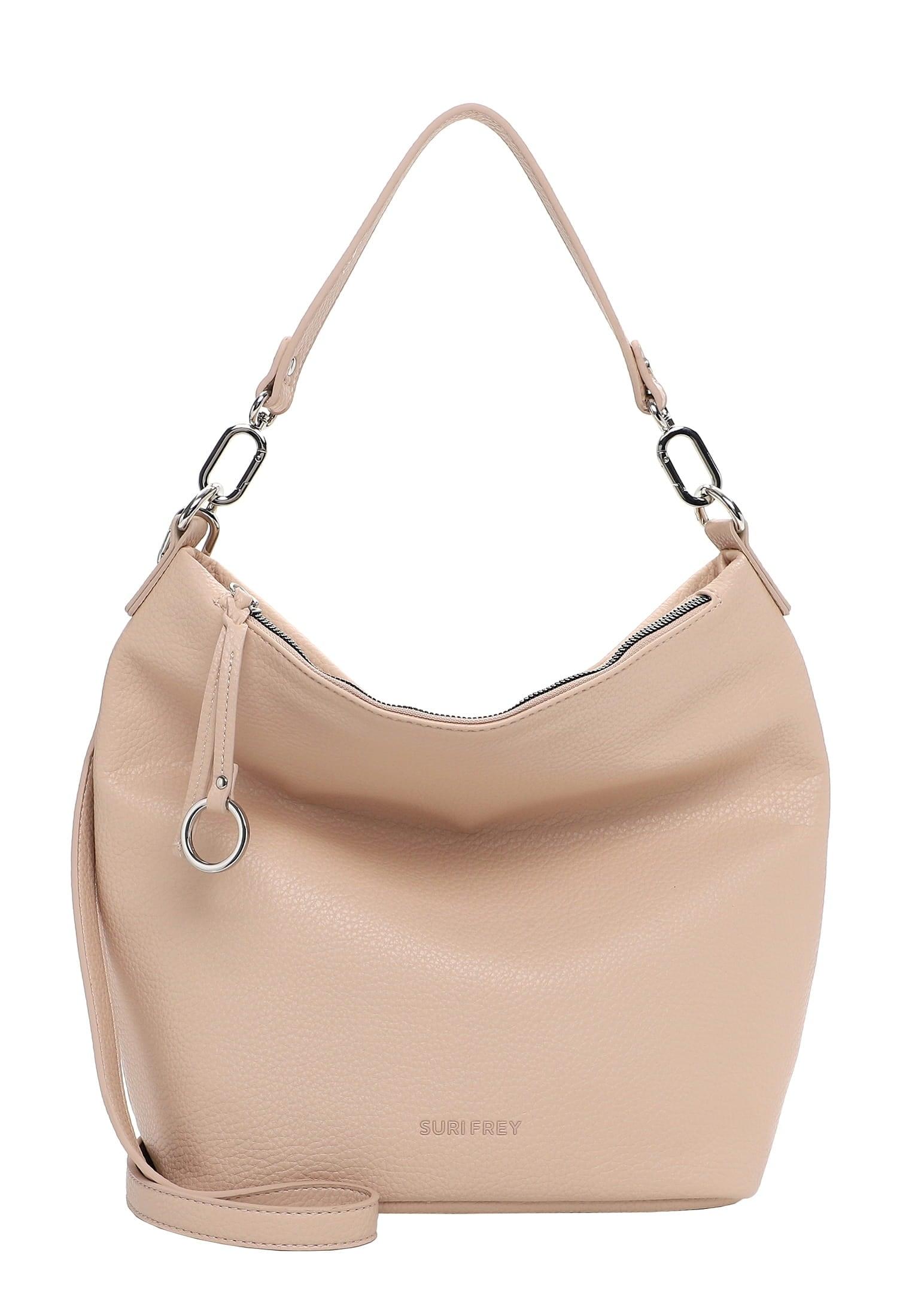 Beuteltasche Suri Frey "Beutel SFY Debby", Damen, Gr. B/H/T: 35Cm X 31Cm X 15Cm 0, Rosa (Rose 650), Polyurethan, Taschen Beuteltasche