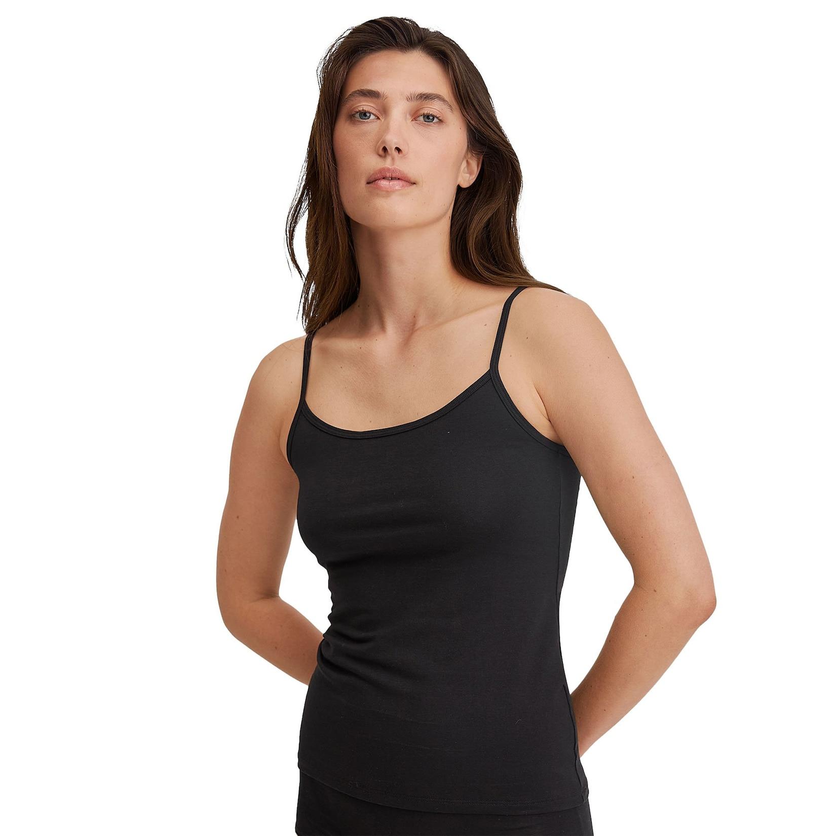Spaghetti-Top Essential Cotton Damen Unterhemd