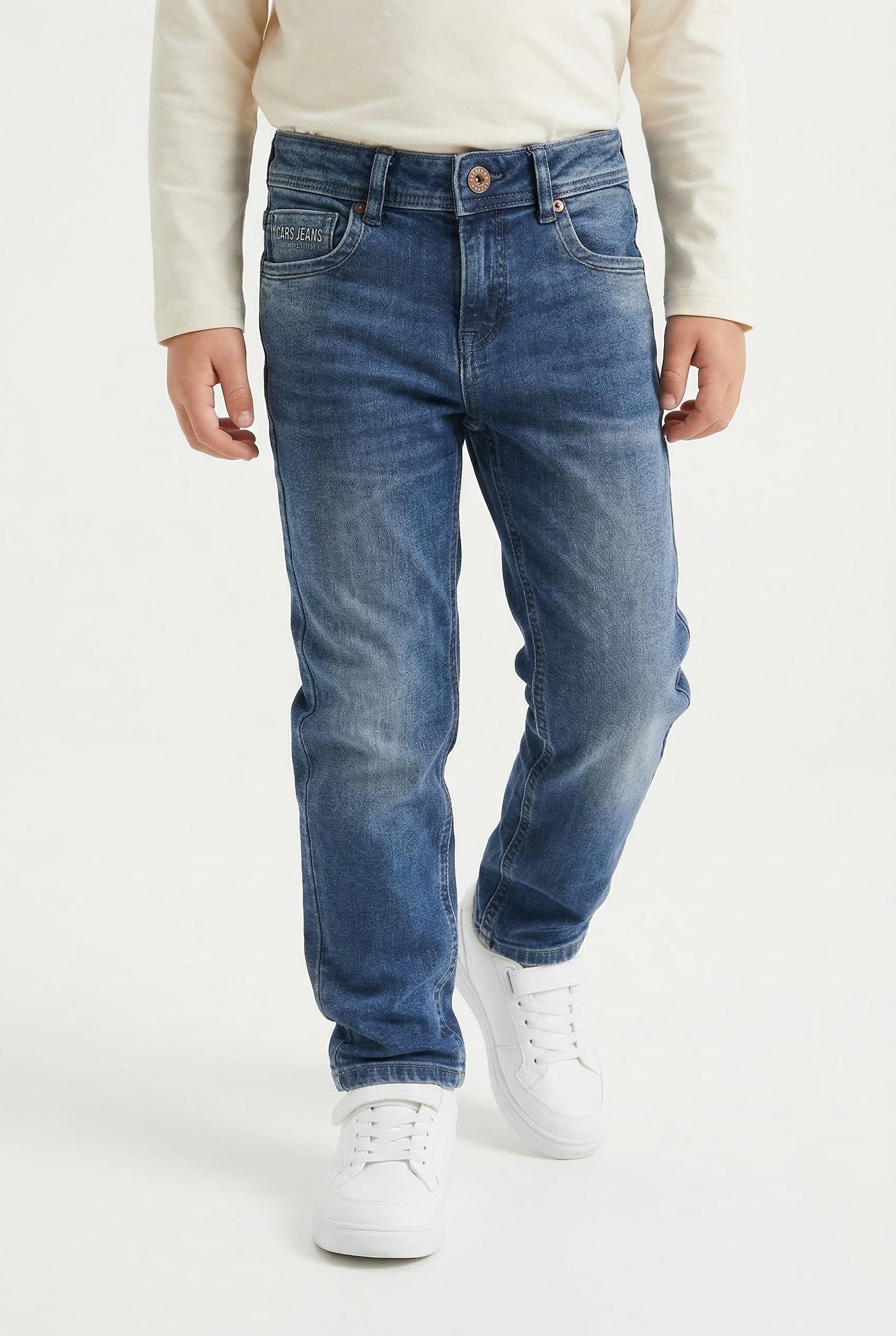 5-Pocket-Jeans CARS JEANS "Jeans Douglas", Jungen, Gr. 10 (140), N-Gr, blau (stone used), Denim/Jeans, Obermaterial: 99% Baumwolle, 1% Elasthan, Abriebeffekte, regular fit normal, Jeans 5-Pocket-Jeans