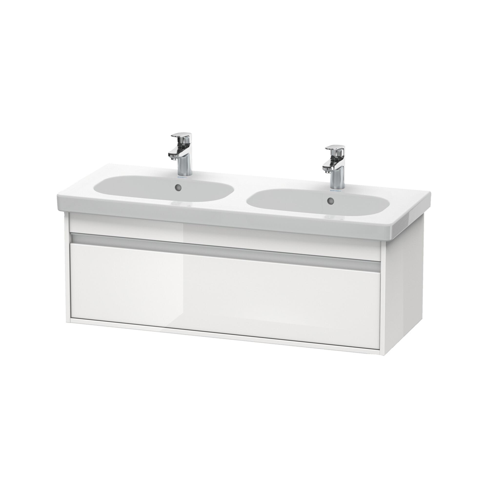 Duravit Waschtischunterschrank Ketho 115X45,5Cm, We Hgl, 1 Ausz., WandhäNgend (KT666902222)