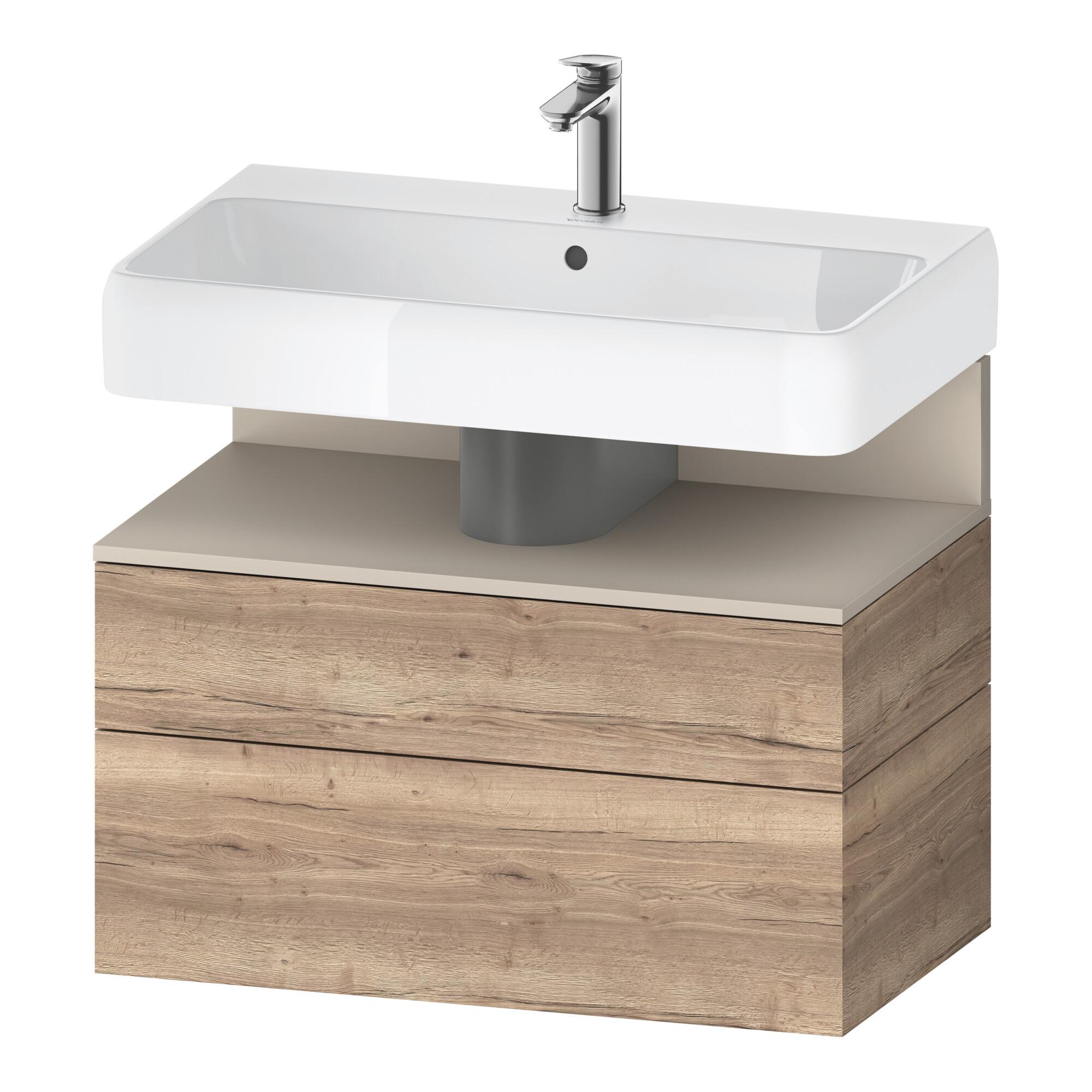 Duravit Waschtischunterschrank Qatego 79X47X59Cm, T M/E Ma, 1 Kast, 1 Ausz. (QA4394083550000)