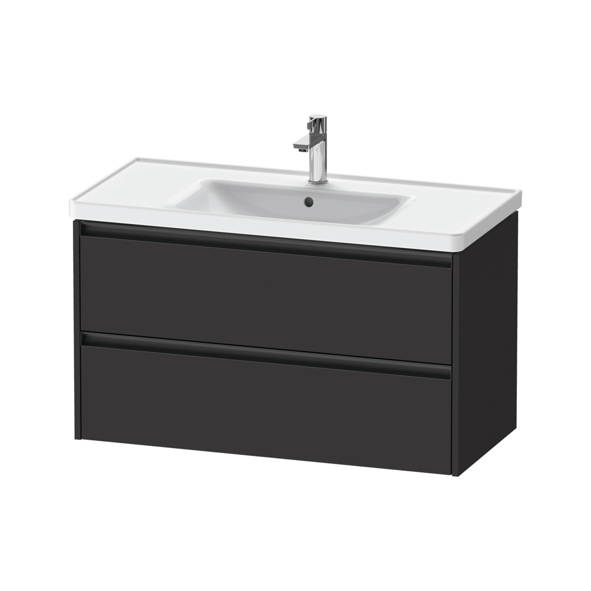 Duravit Waschtischunterschrank Ketho.2 98,4X45,5Cm, Graph Matt, 2 Schub., WandhäNgend (K25284080800000)