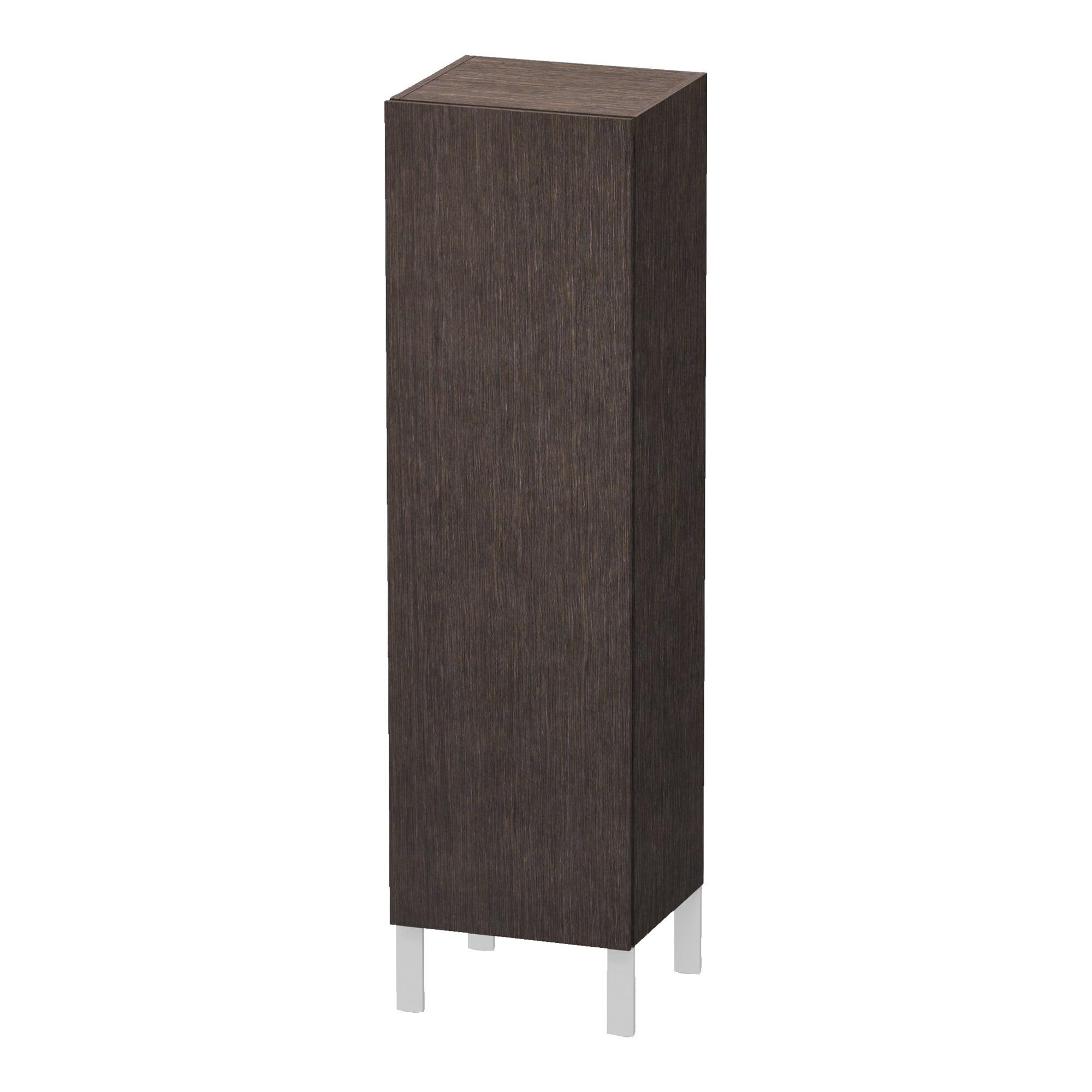 Duravit Halbhochschrank L-Cube Indiv., TüR Li, Eiche Dunkel GebüRstet (LC1190L7272)