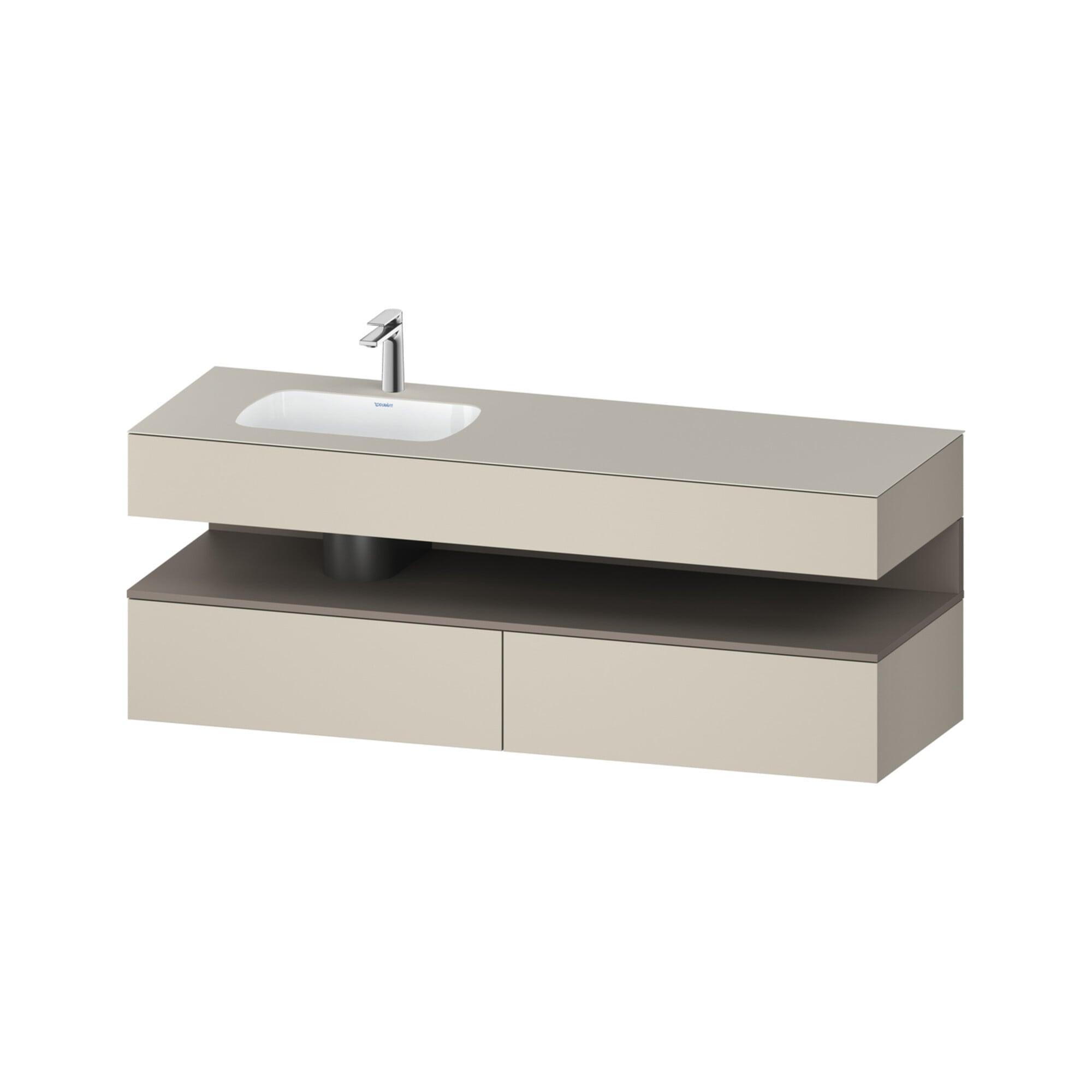 Duravit Einbauwaschtisch-MöBel-Set Qatego 160X50X60Cm, Kon-Wtu, B, B L, Ba M/Ta M (QA4795043830010)
