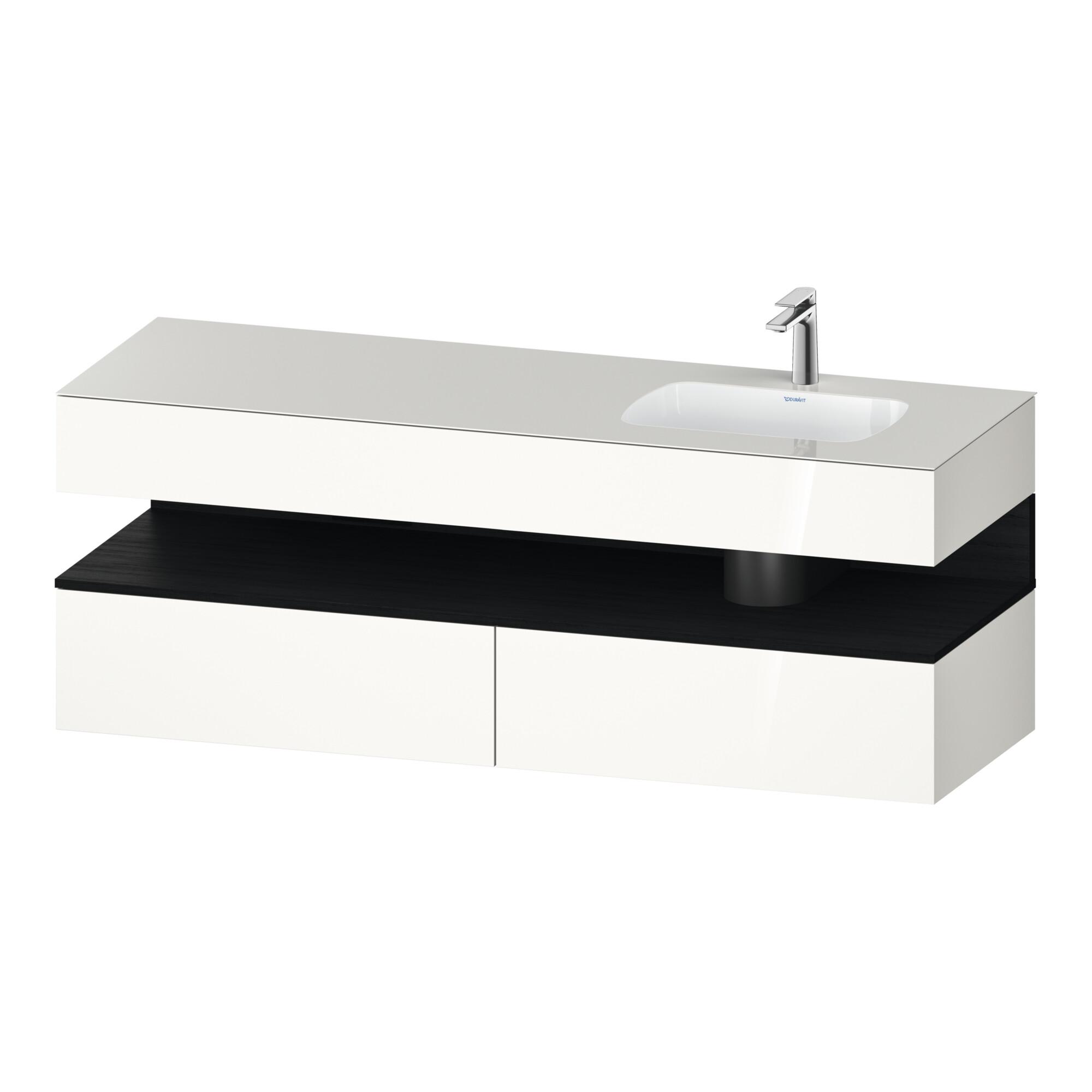 Duravit Einbauwaschtisch-MöBel-Set Qatego 160X50X60Cm, Kon-Wtu, B, B R, E Sw/We G (QA4796016220010)