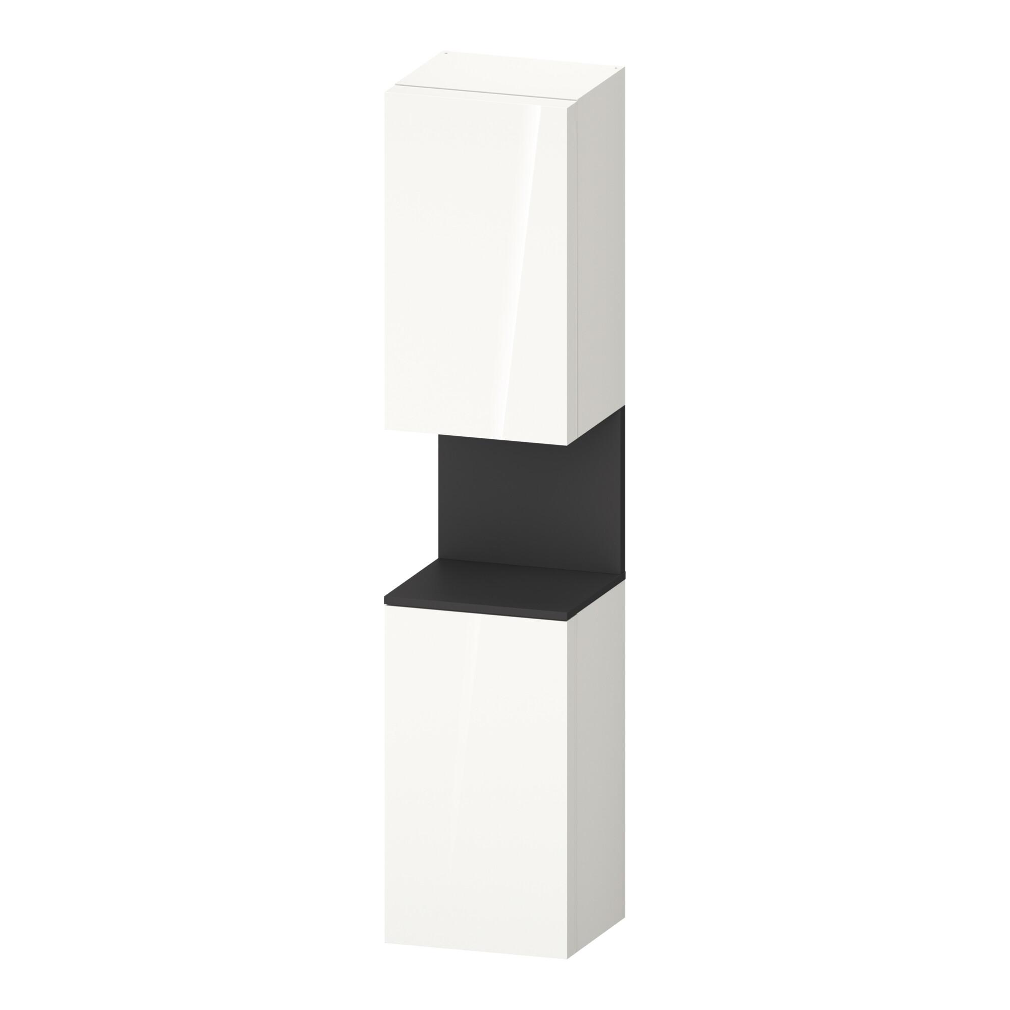 Duravit Hochschrank Qatego 40X36X1760Cm, 2 T, B, An R, Gra M/We Hgl (QA1346R49220010)