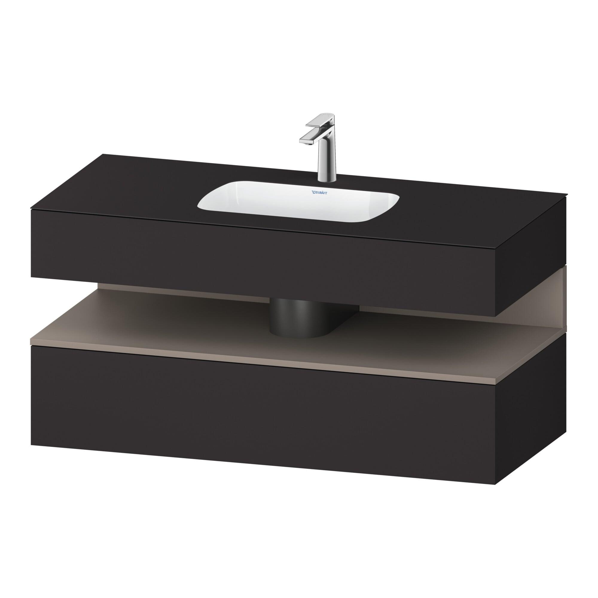 Duravit Einbauwaschtisch-MöBel-Set Qatego 120X55X60Cm, Ba M/Gr M, Kon-Wtu, B (QA4787043800010)