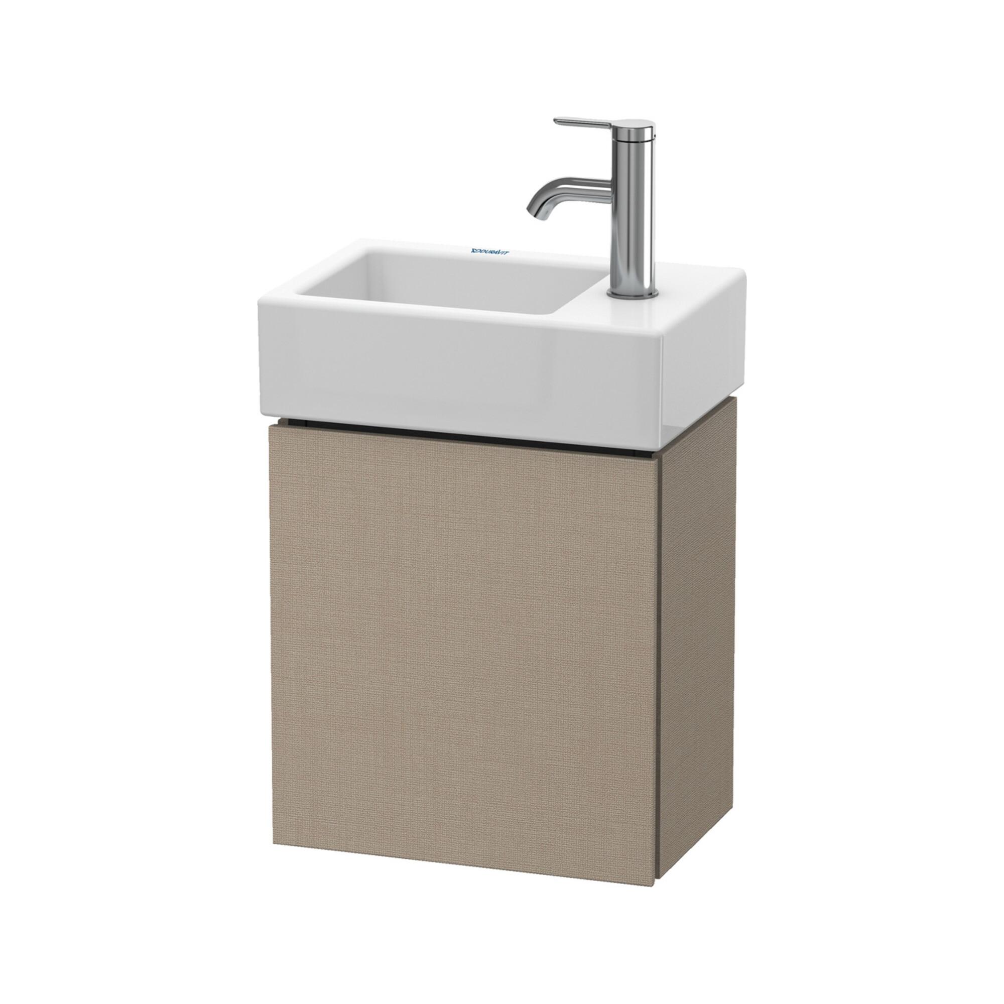 Duravit Waschtischunterschrank L-Cube 36,4X24,1X40Cm, WandhäNgend, TüR Links, Leinen (LC6293L7575)