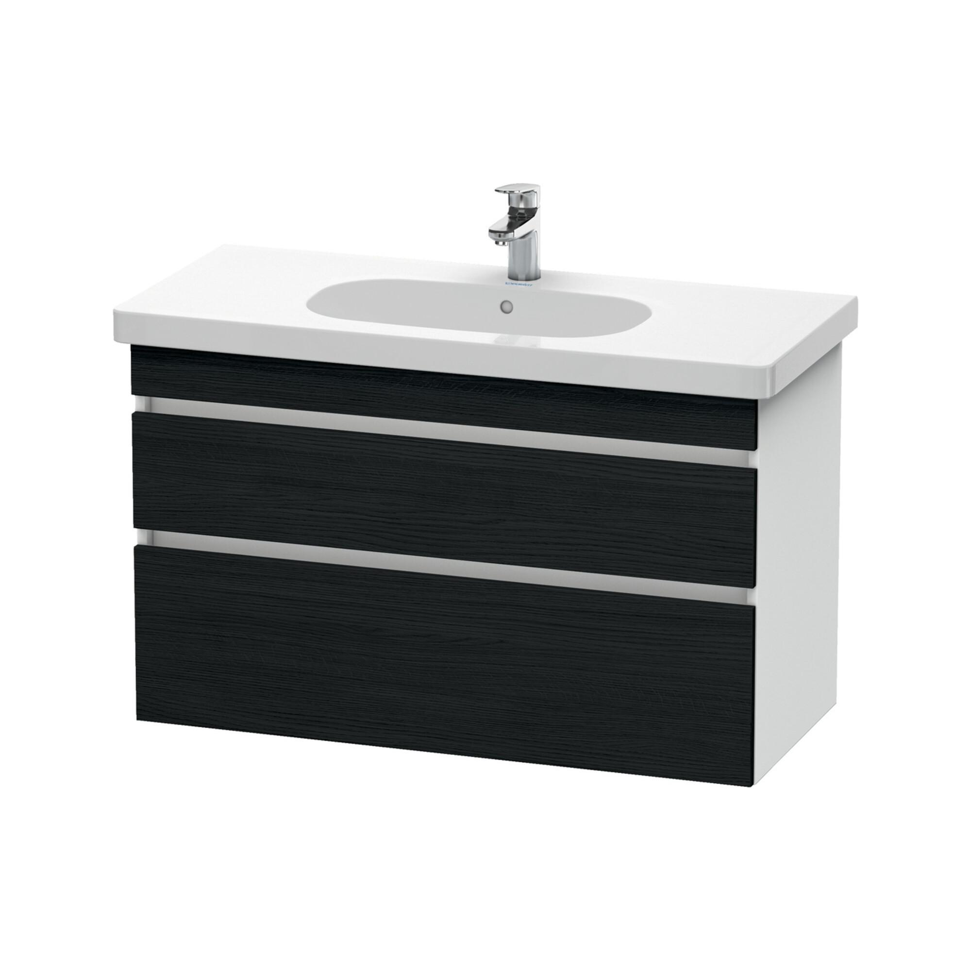Duravit Waschtischunterschrank Durastyle 100X45,3Cm, Ei Sw/We Ma, 2 Schka., WandhäNgend (DS648501618)