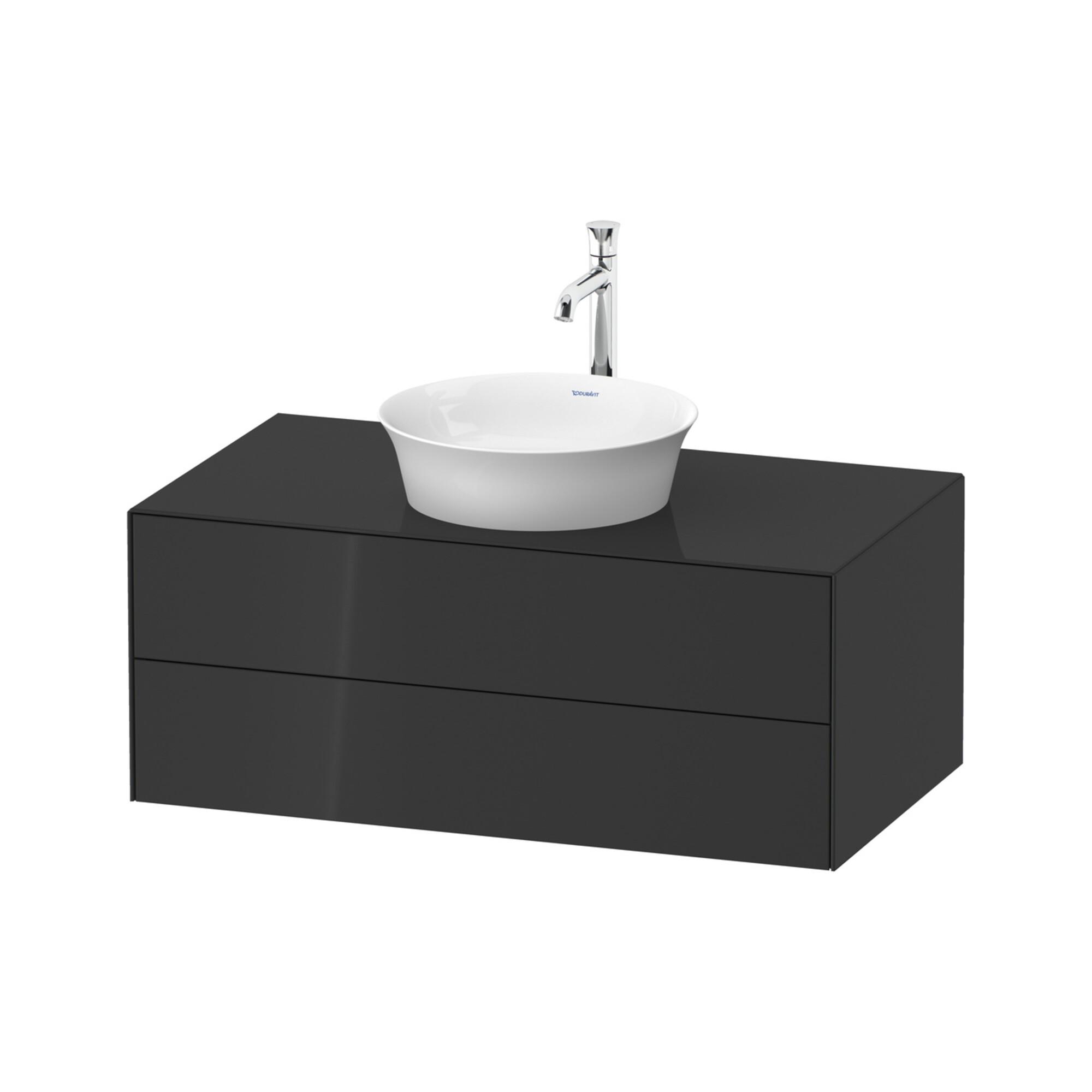Duravit Waschtischunterschrank O. Es White Tulip 40,8X100X 55, 2 Schka., Graph Hochglanz (WT49860H1H10010)