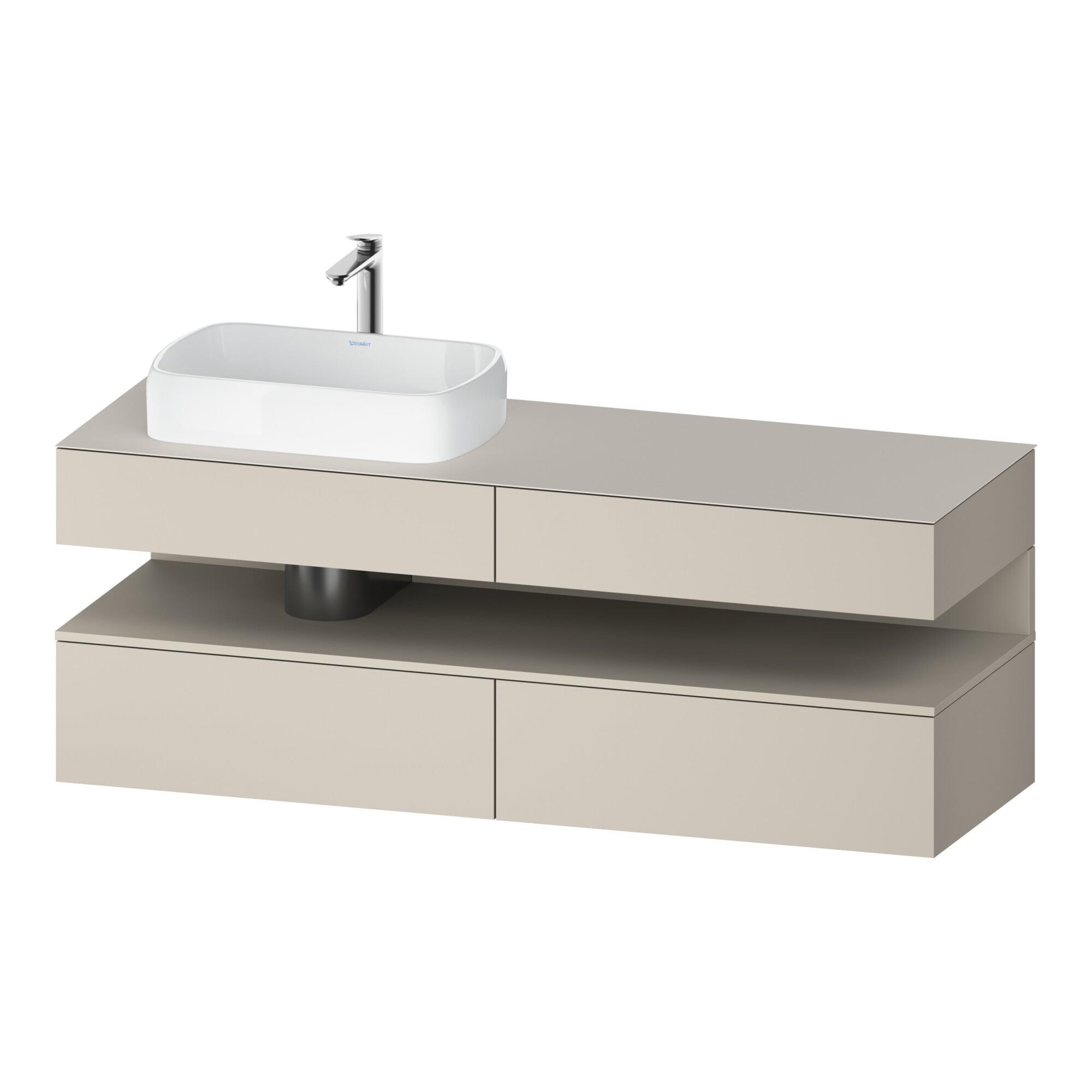 Duravit Waschtischunterschrank Qatego 160X55X60Cm, T M/Ta M, Pl, Beck. Li (QA4777083910000)