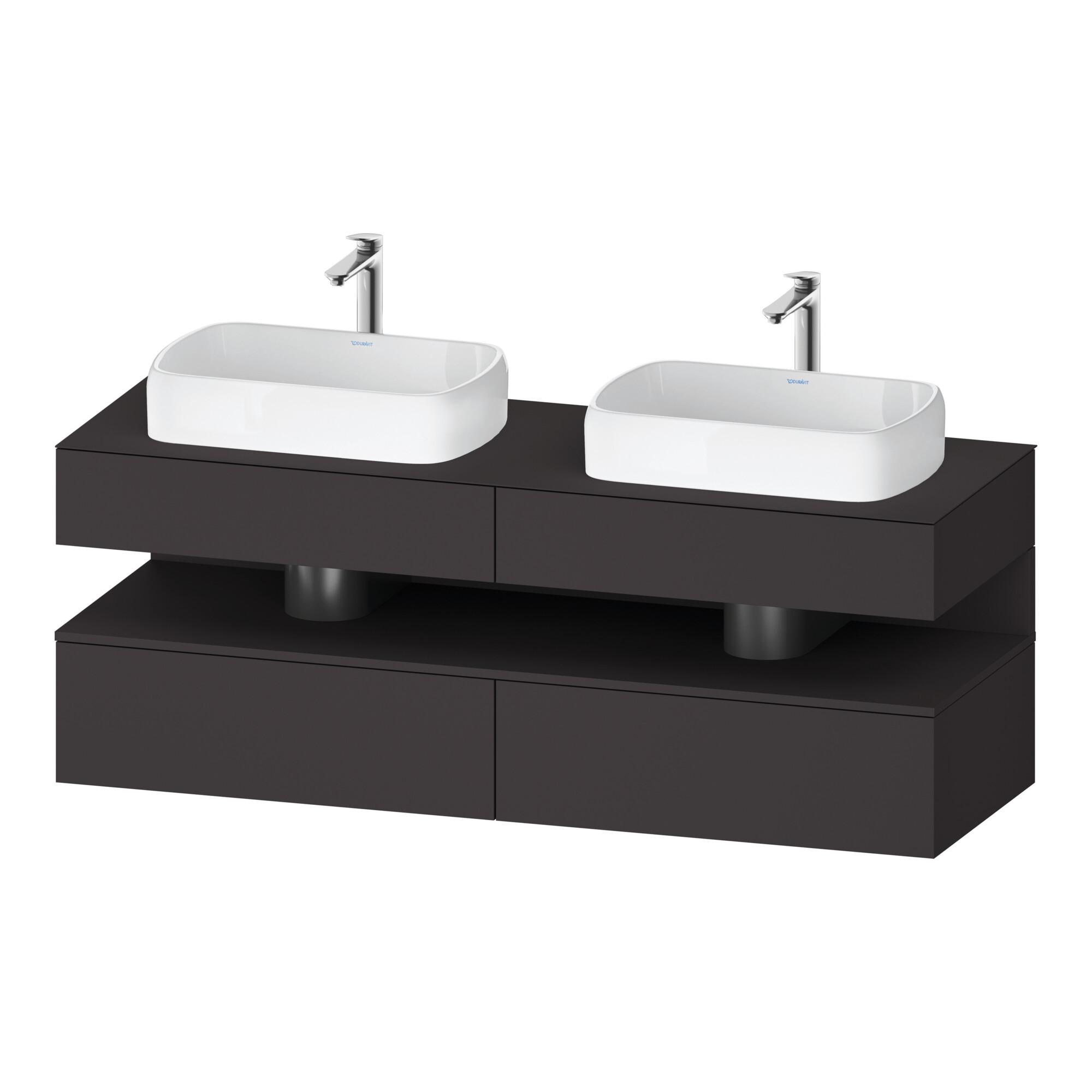 Duravit Waschtischunterschrank Qatego 160X55X60Cm, Gra M, Pl, B Bs, Nischenb (QA4779080800010)