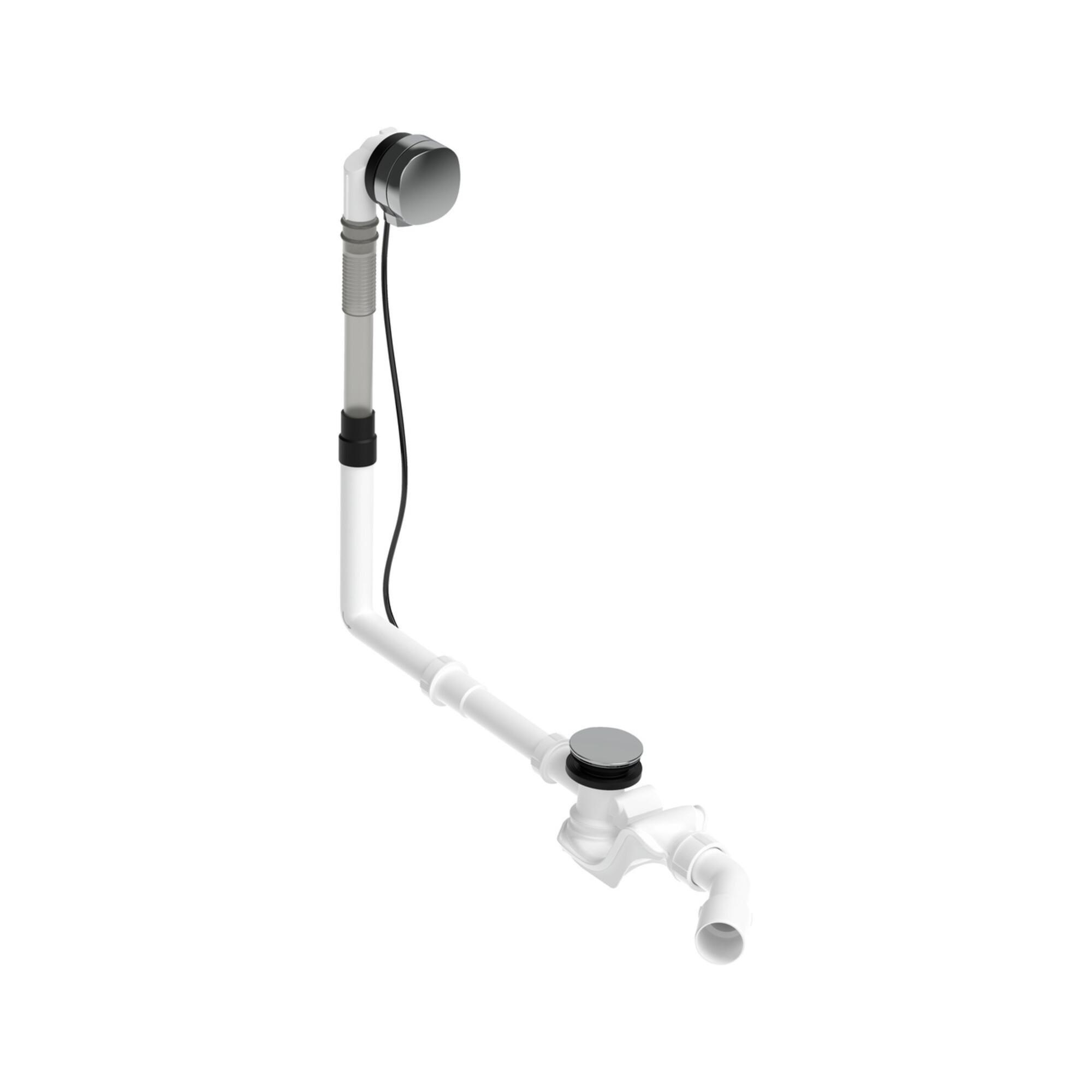 Duravit Ab-/ÜBerlaufgarnitur Quadroval D= 5,2Cm, Mit Wanneneinlauf, Chrom (792217000001000)