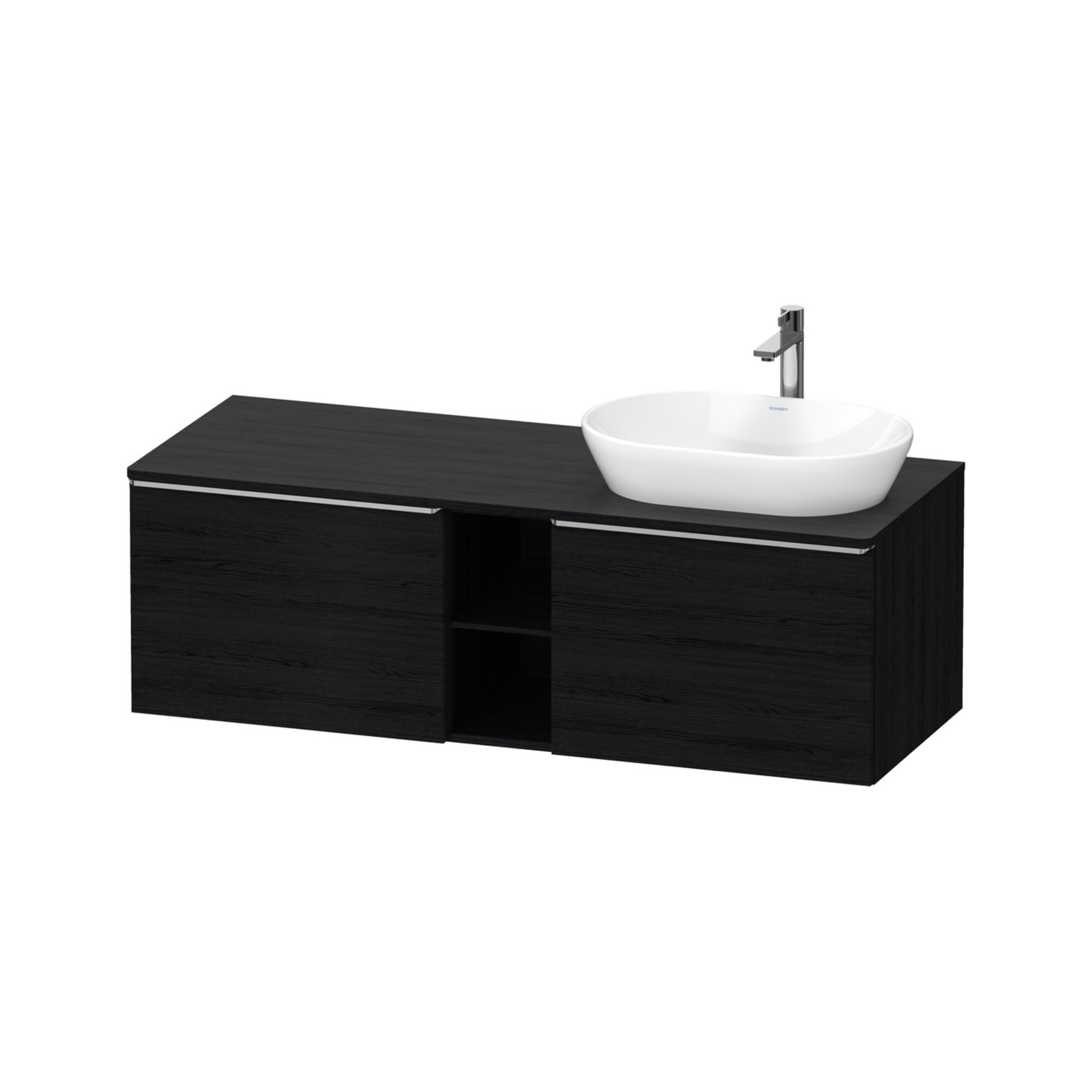 Duravit Waschtischunterschrank D-Neo 140X55Cm, 2 A, 1 Pl, B R, Es Geb/Ei Sw (DE4950R70160000)