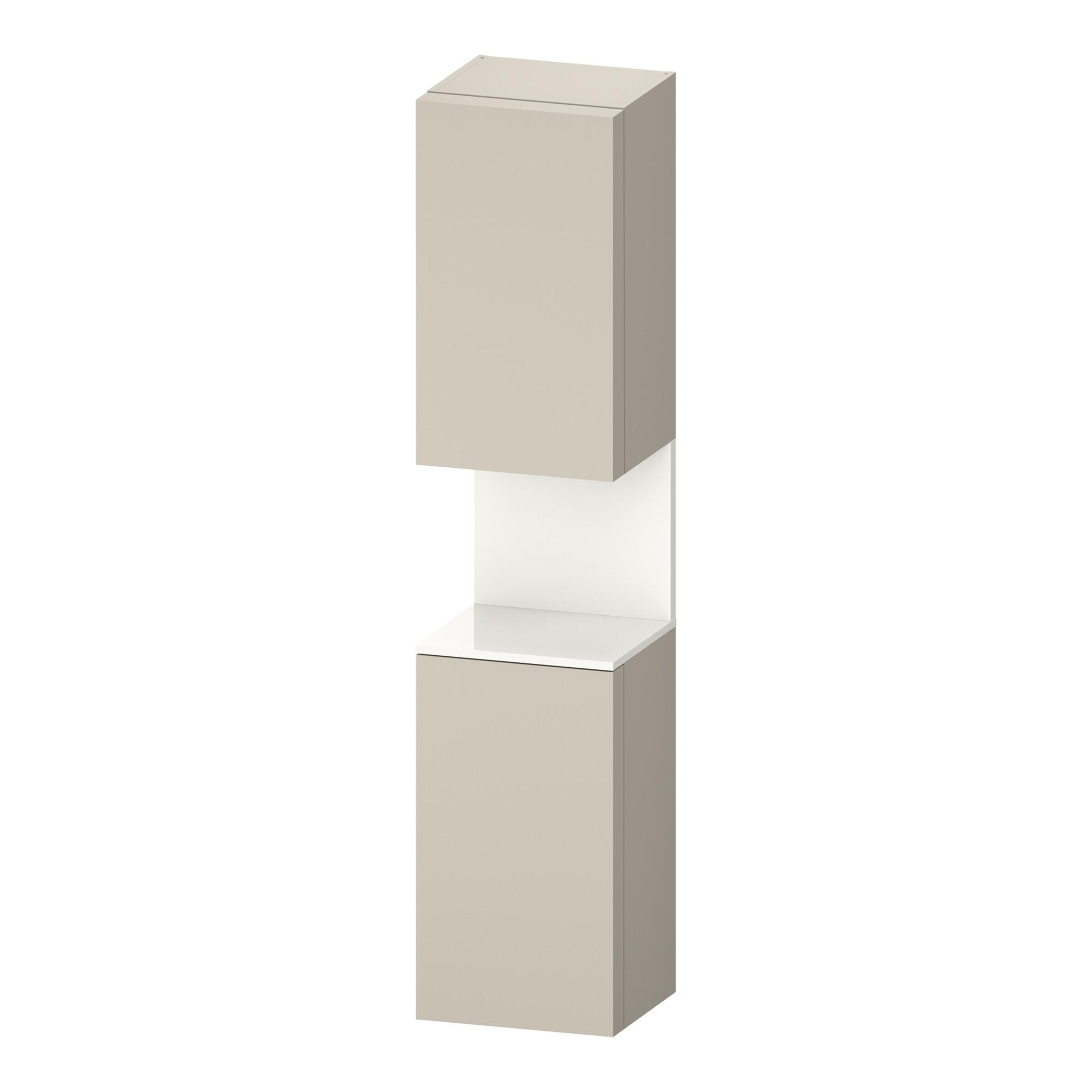 Duravit Hochschrank Qatego 40X36X1760Cm, 2 T, B, An R, W G/Tau Matt (QA1346R22830010)