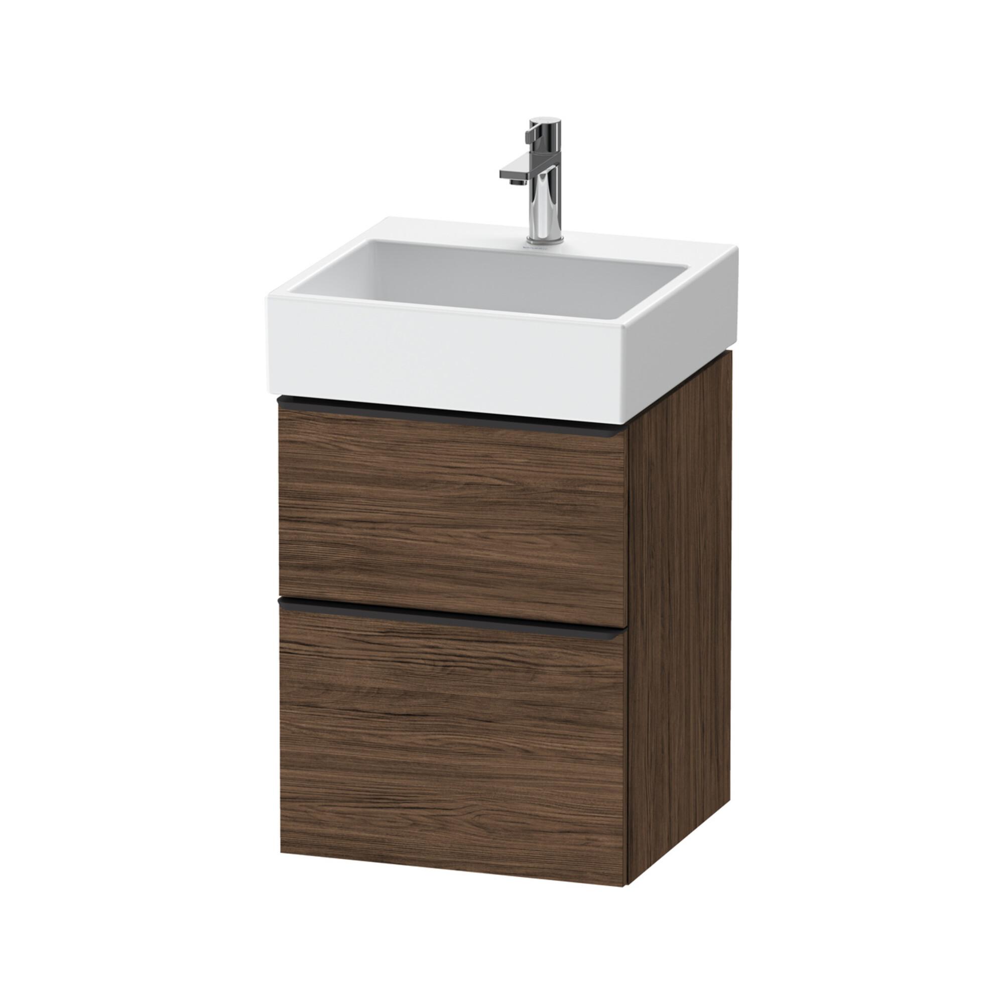 Duravit Waschtischunterschrank D-Neo 48,4X44,2Cm, Sw/Nuss D, 1 Kast, 1 Ausz. (DE43700BD210000)