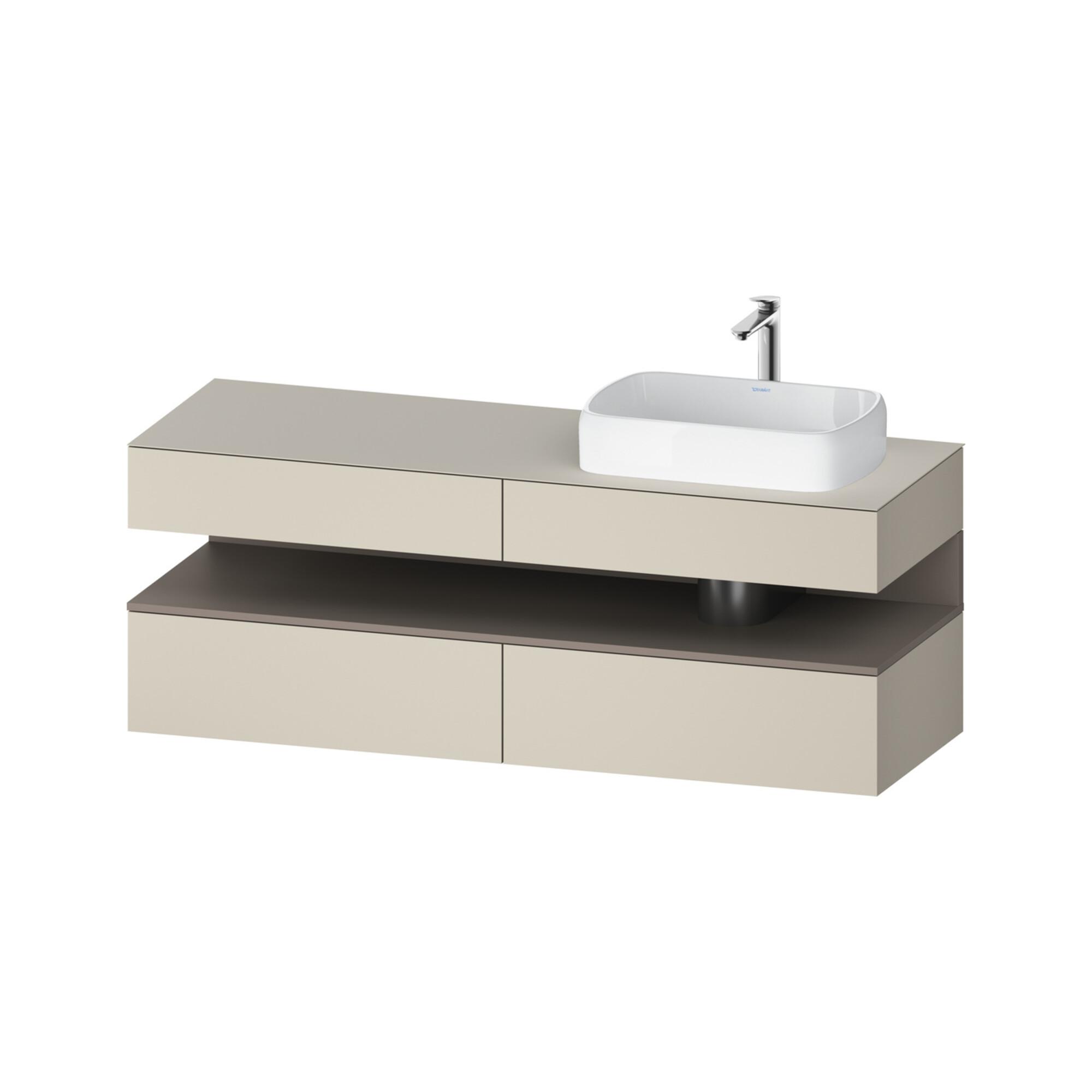 Duravit Waschtischunterschrank Qatego 160X55X60Cm, Ba M/Ta M, Pl, B R, B (QA4778043830010)