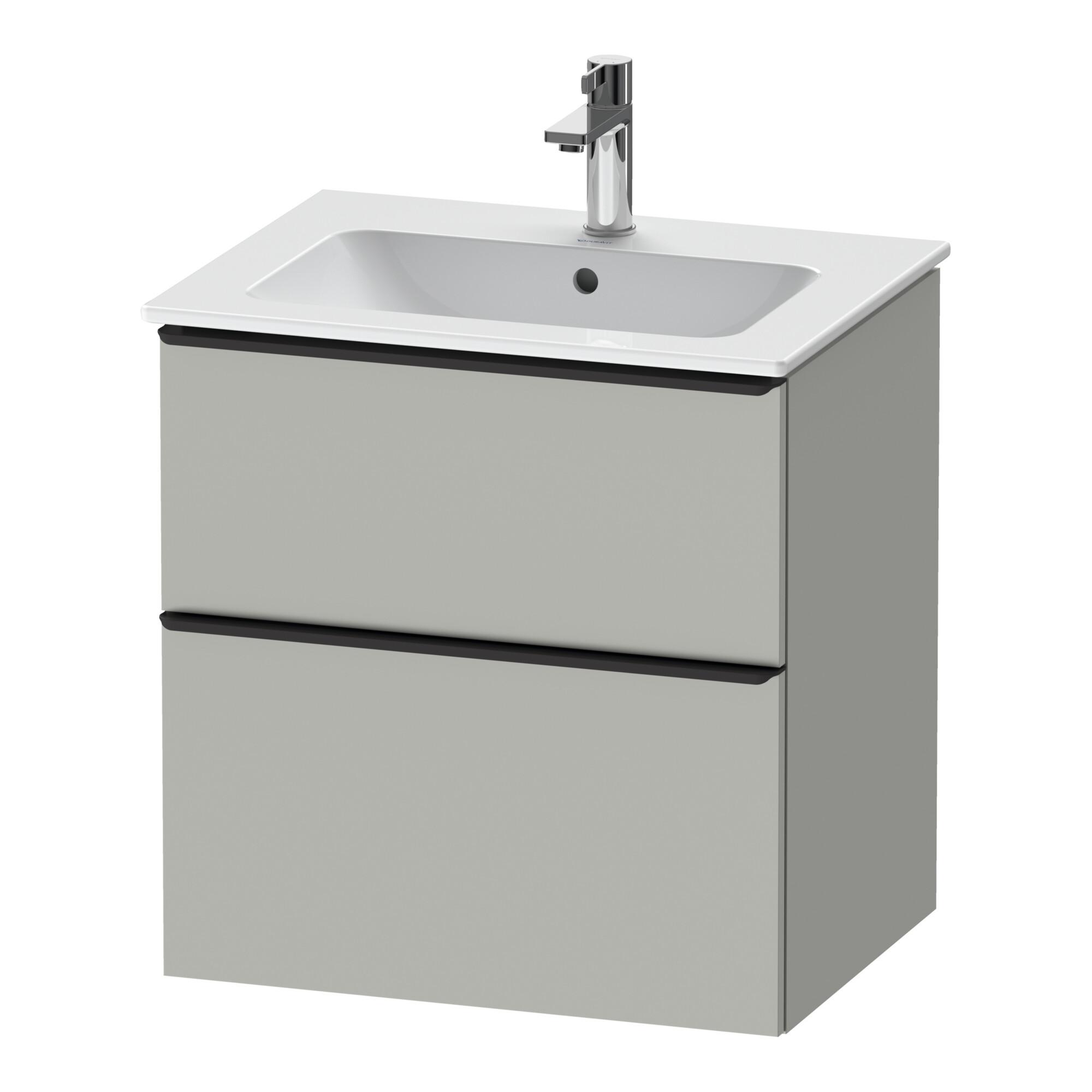 Duravit Waschtischunterschrank D-Neo 61X46,2Cm, Sw/Gr Ma, 1 Schubk., 1 Ausz. (DE43610BD070000)
